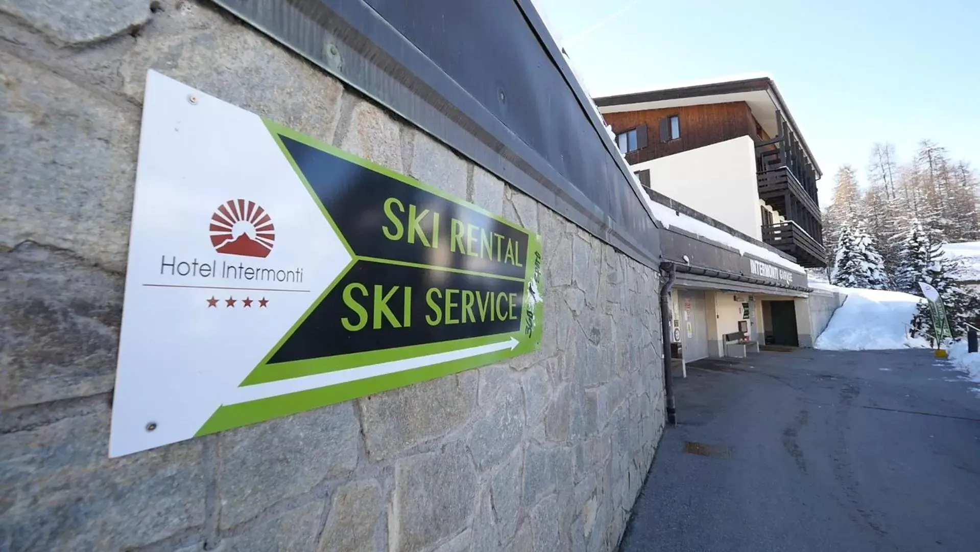 Ski School, Property Building in Hotel Intermonti