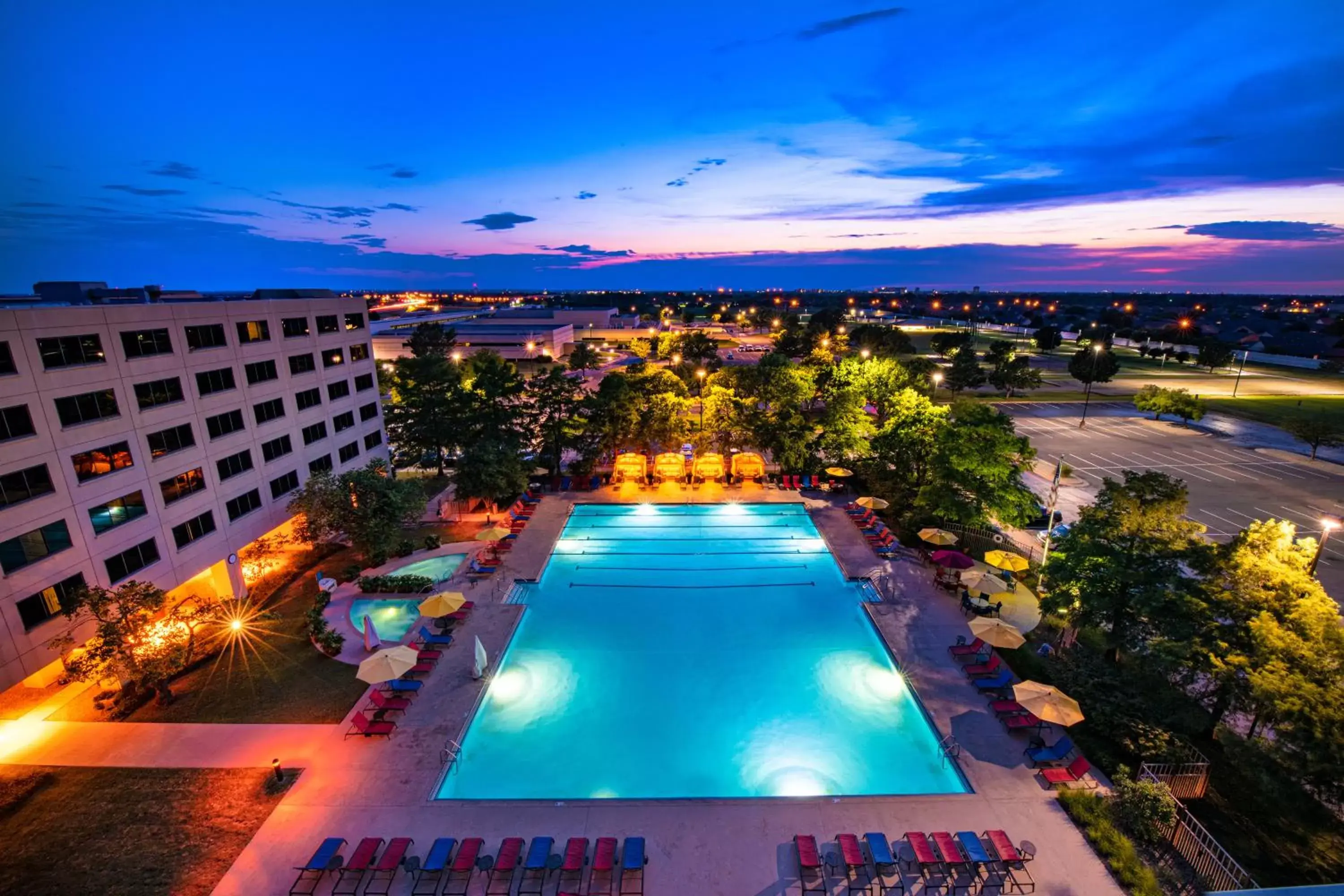 Bird's eye view, Pool View in NCED Conference Center & Hotel