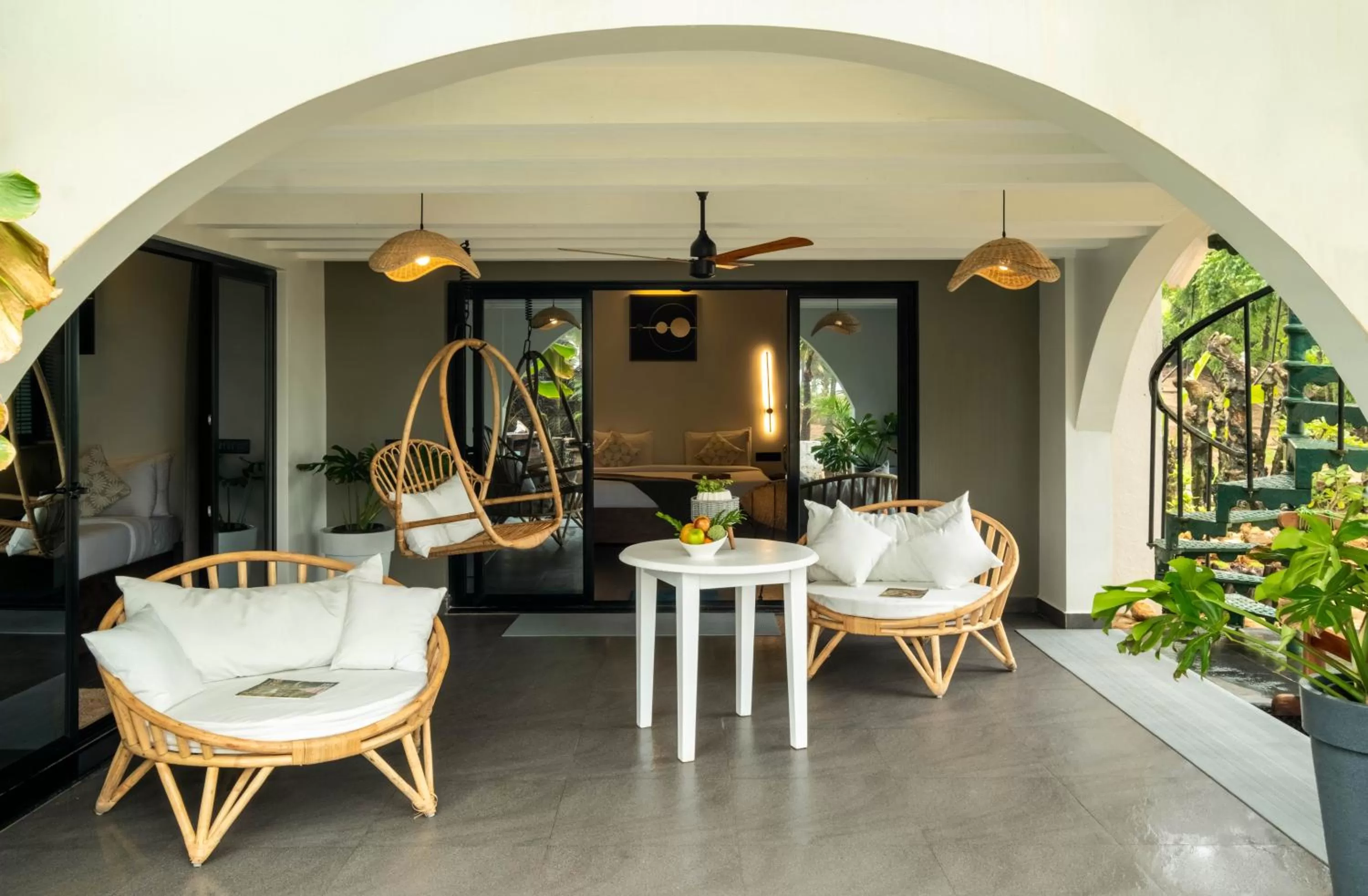 Patio in C Roque Beach Resort