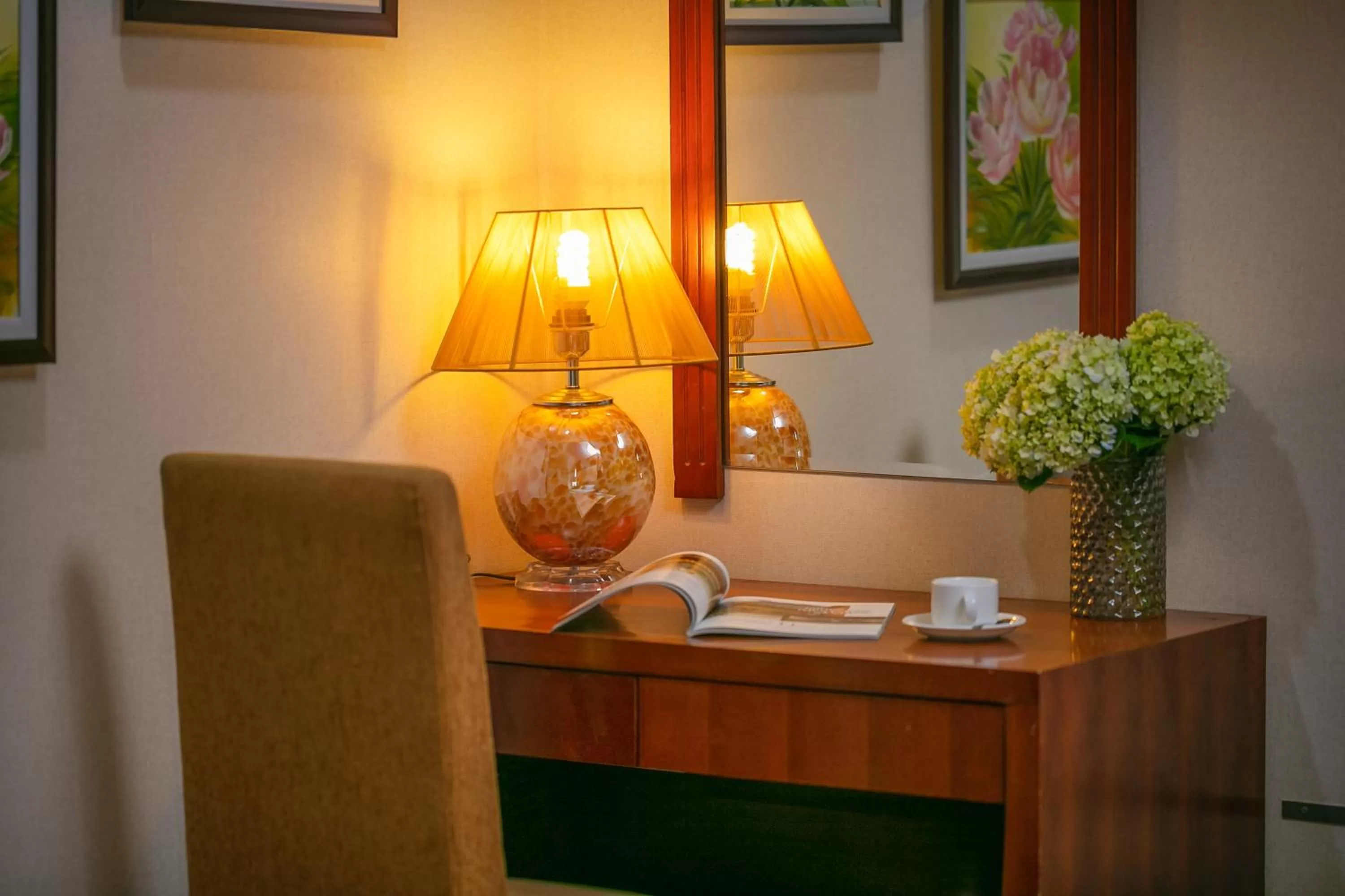 Seating area in Emerald Boutique Hotel