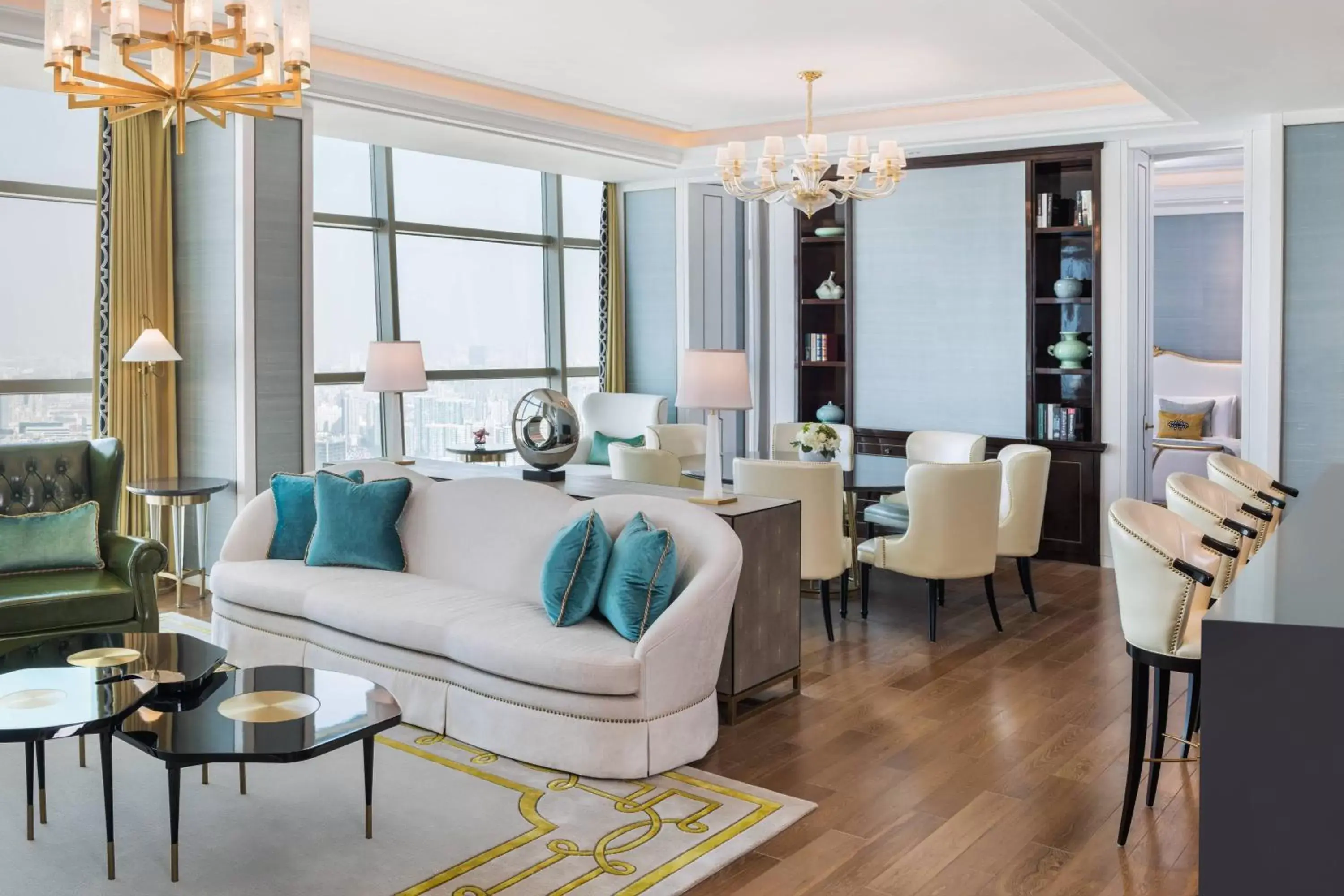 Living room, Seating Area in The St. Regis Shanghai Jingan