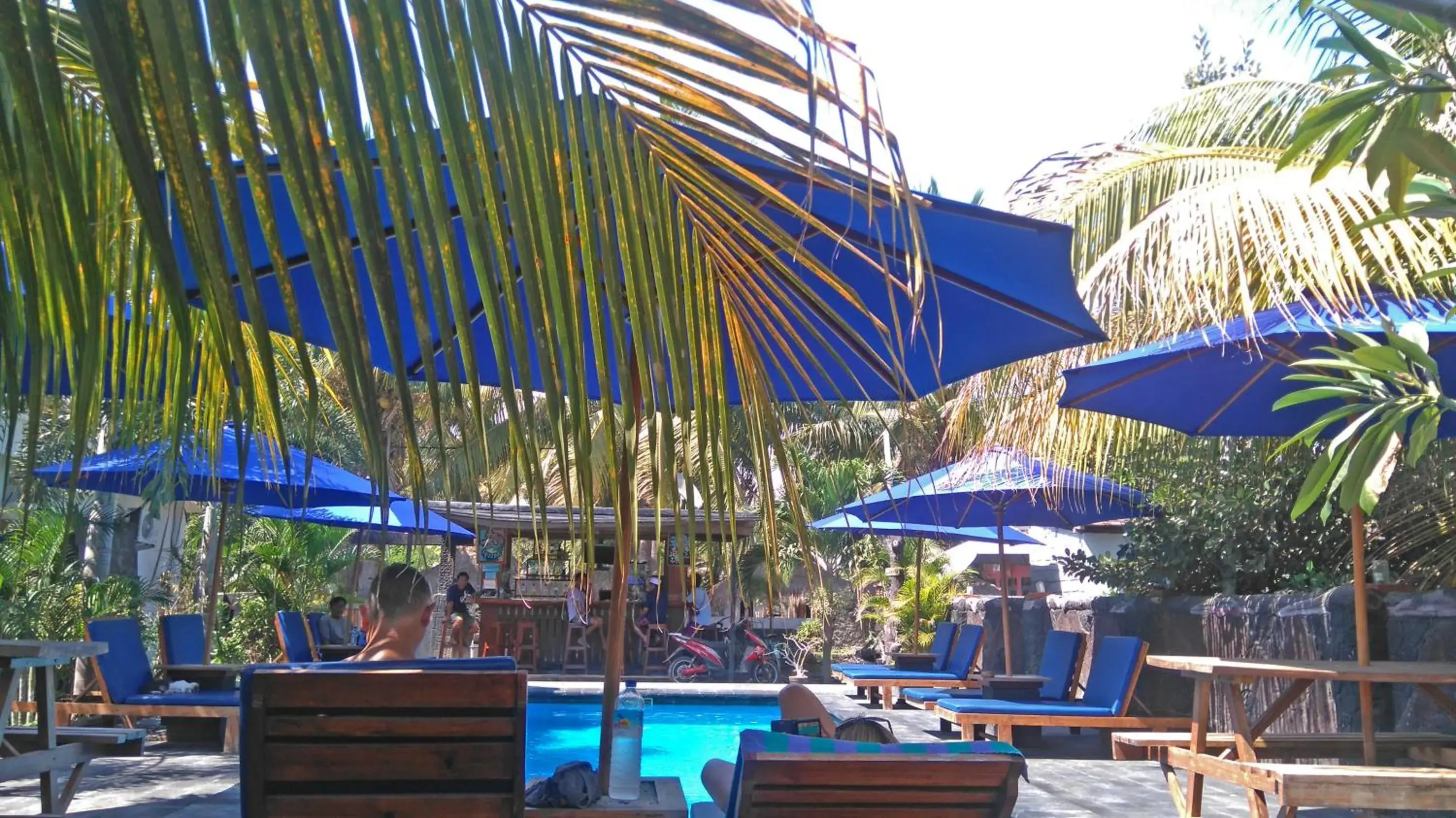 Patio, Swimming Pool in Colour Cottages