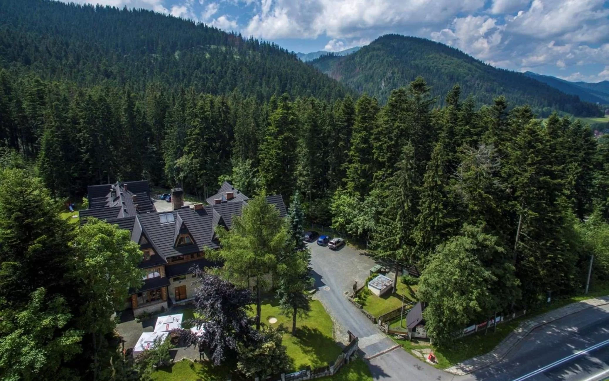 Bird's eye view in Hotel Dwór Karolówka