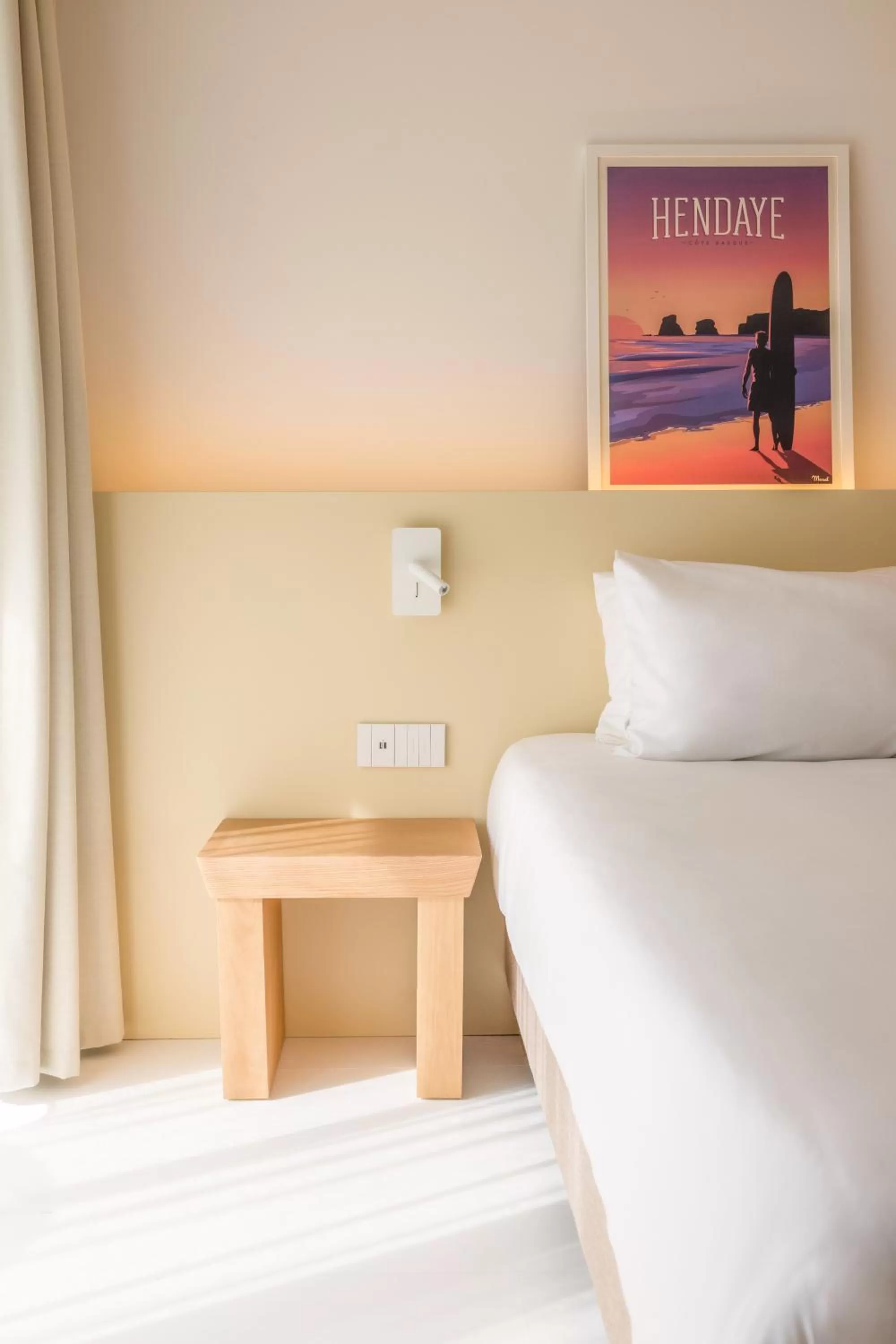 Bed in Hôtel Ibaïa