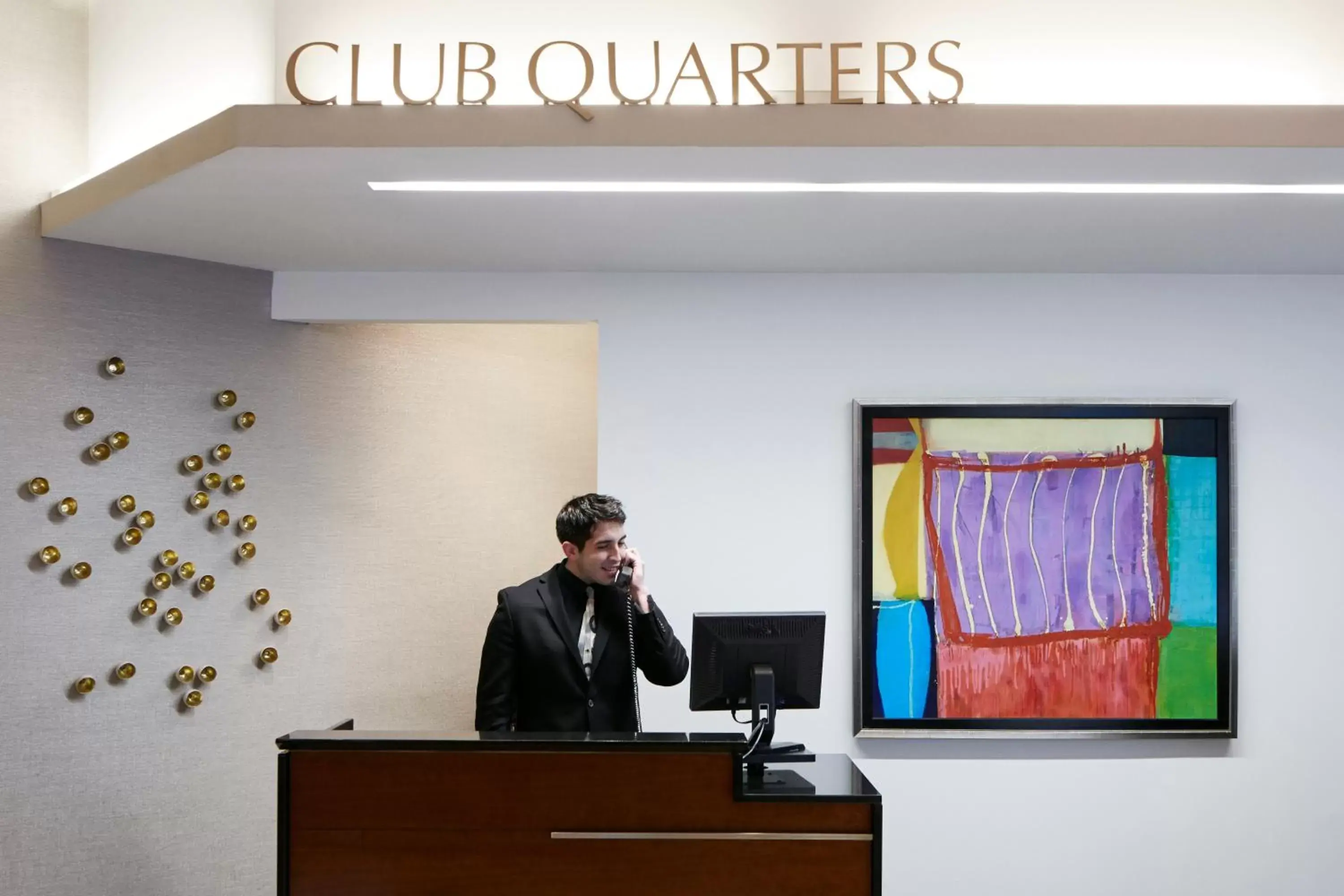 Staff in Club Quarters Hotel Wacker at Michigan, Chicago