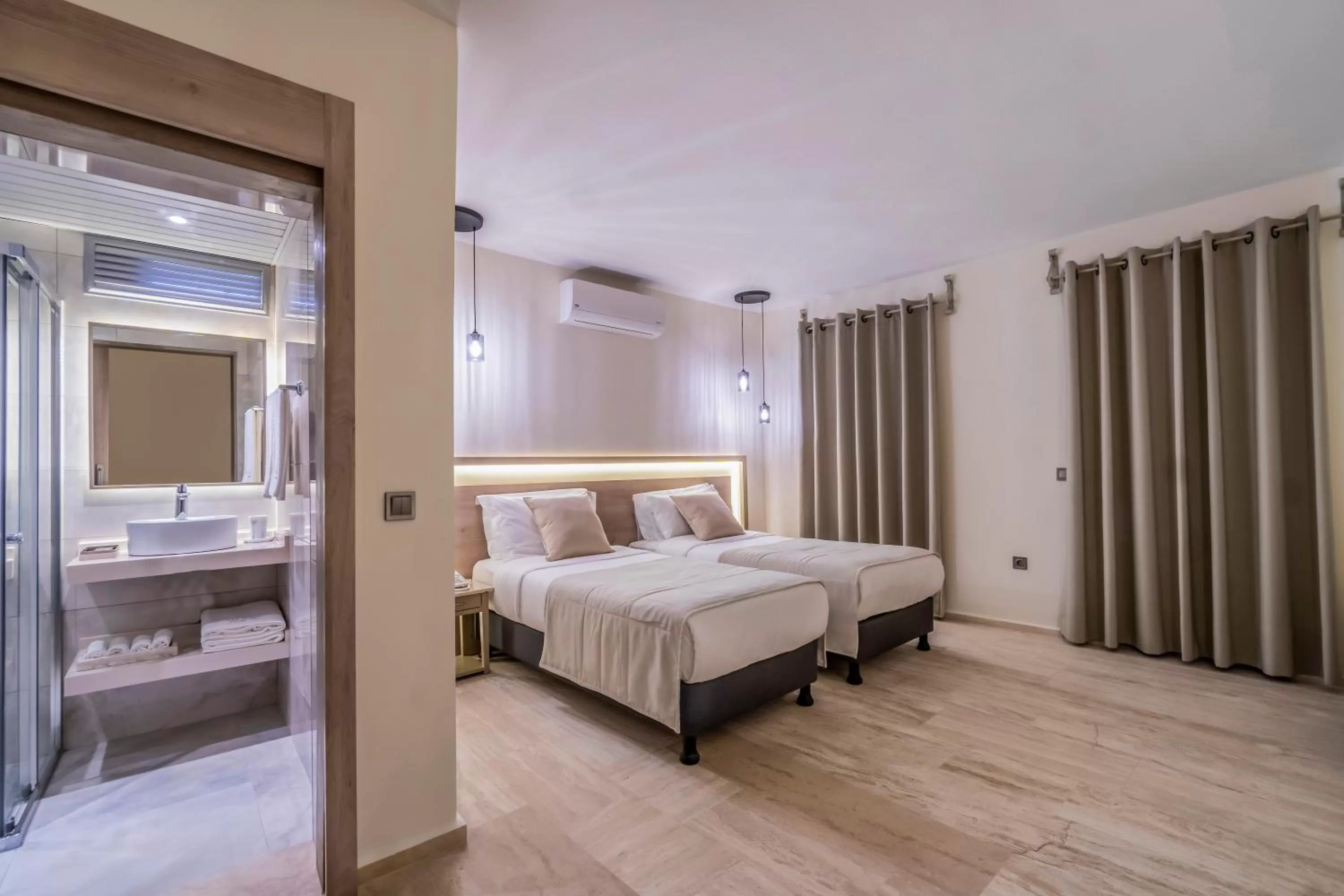 Bedroom, Bed in Manzara Boutique Hotel - Adults Only