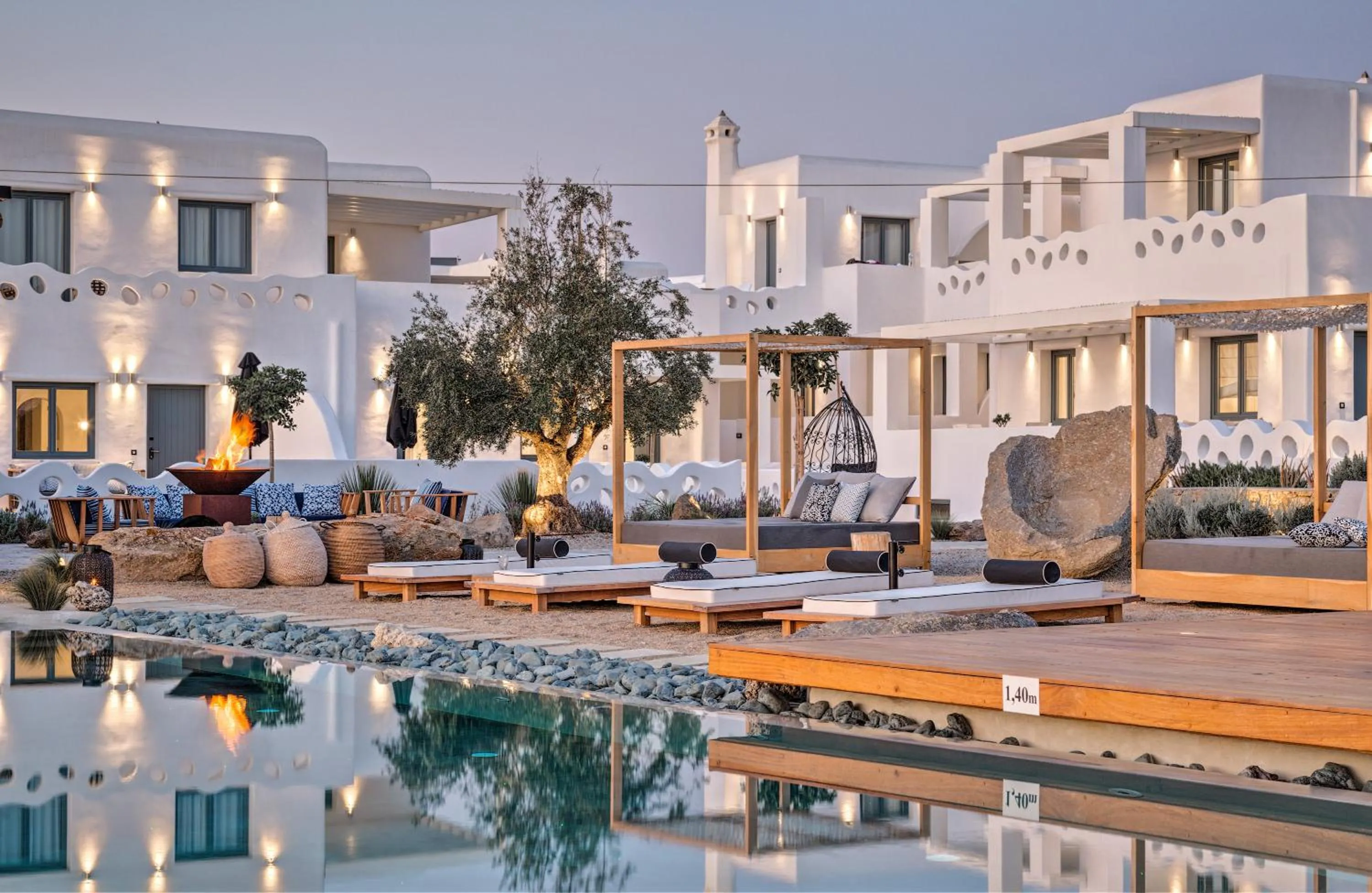 Property building in Portes Suites & Villas Mykonos