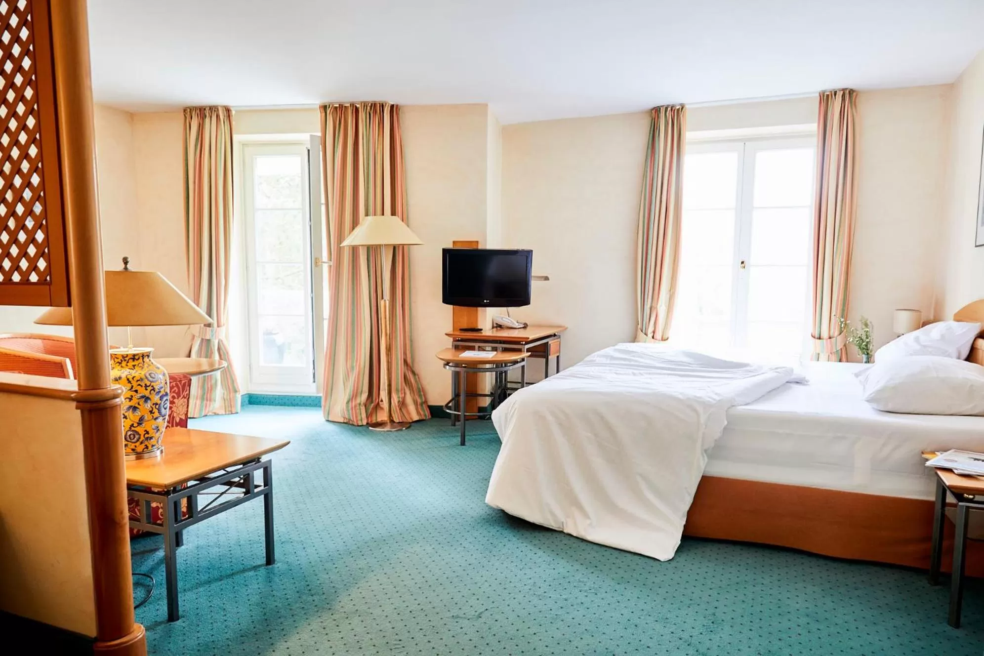 Photo of the whole room, Bed in Hotel Landhaus an de Dün