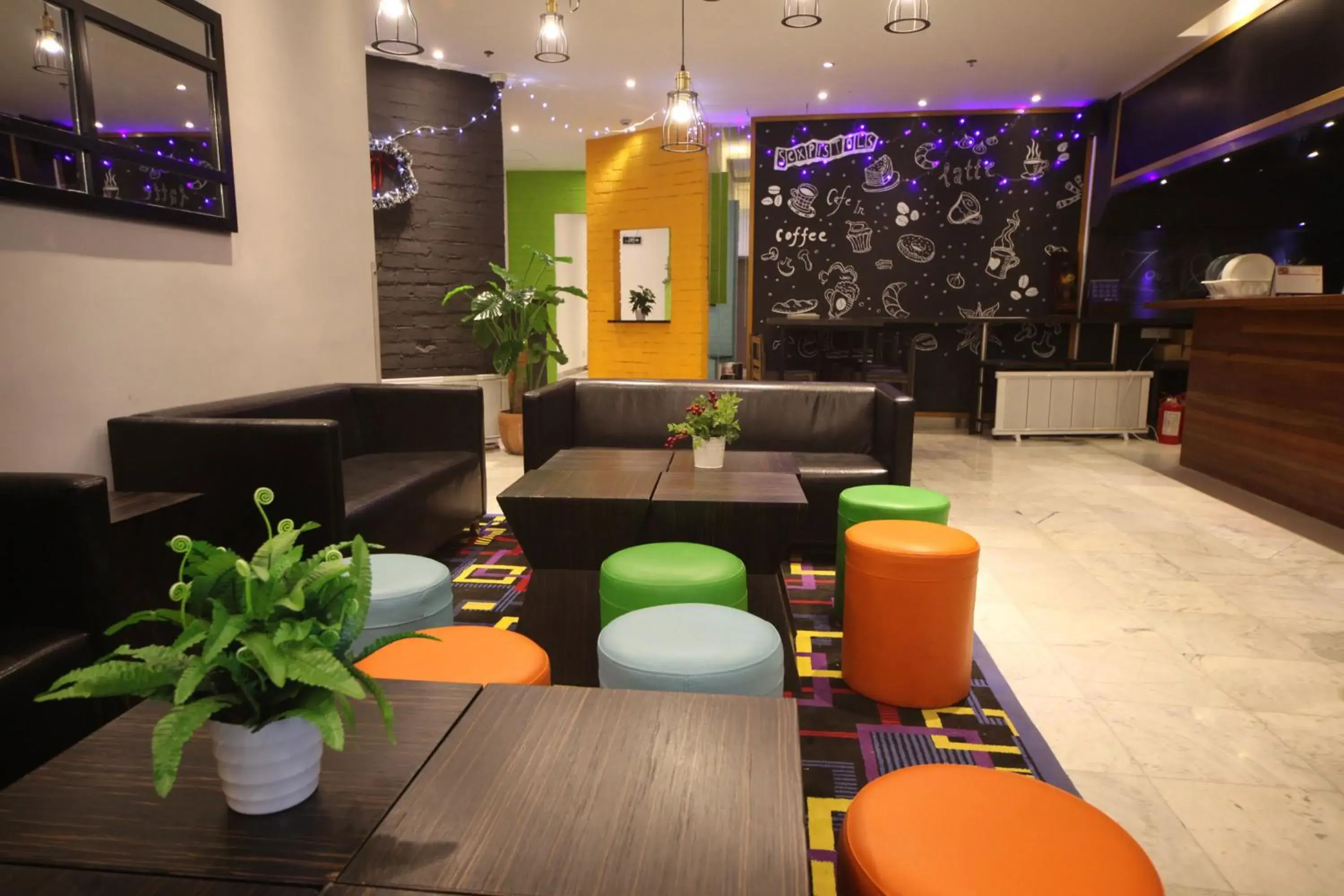 Lobby or reception in Shanghai Fish Inn Bund Lobby or reception in Shanghai Fish Inn Bund