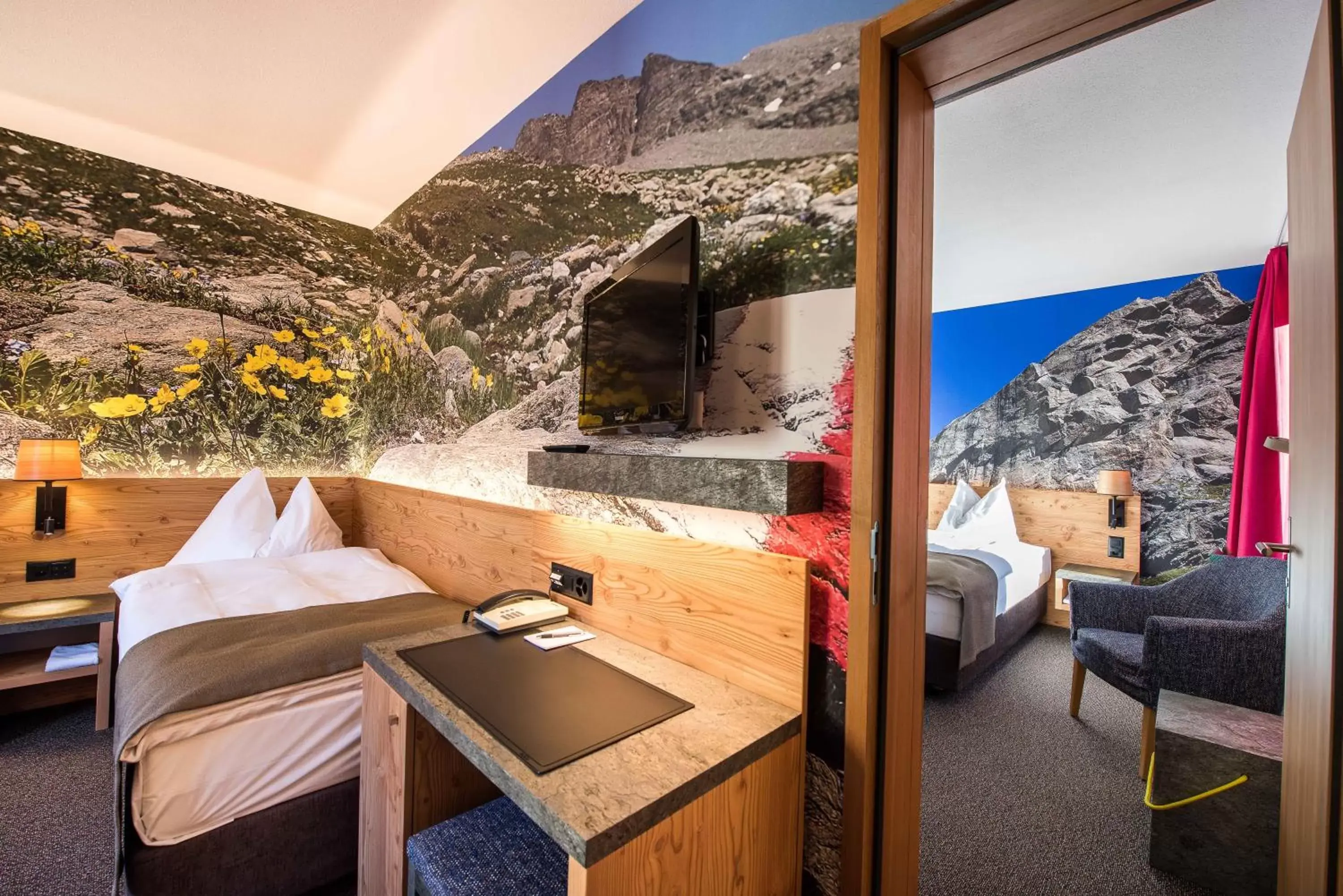 Comfort Triple Room in Hotel Garni Chesa Mulin Comfort Triple Room in Hotel Garni Chesa Mulin