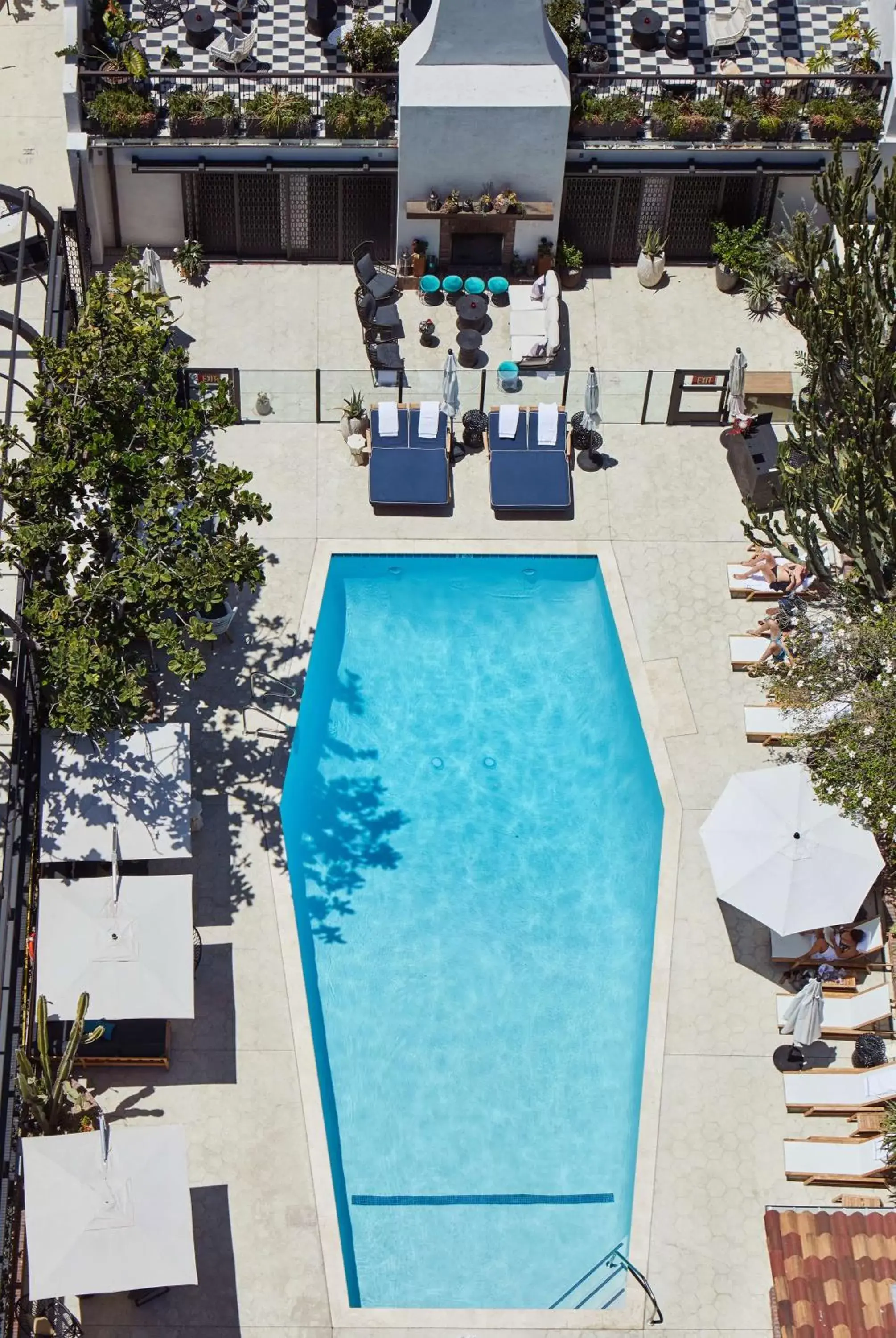 Swimming pool, Pool View in Hotel Figueroa, Unbound Collection by Hyatt