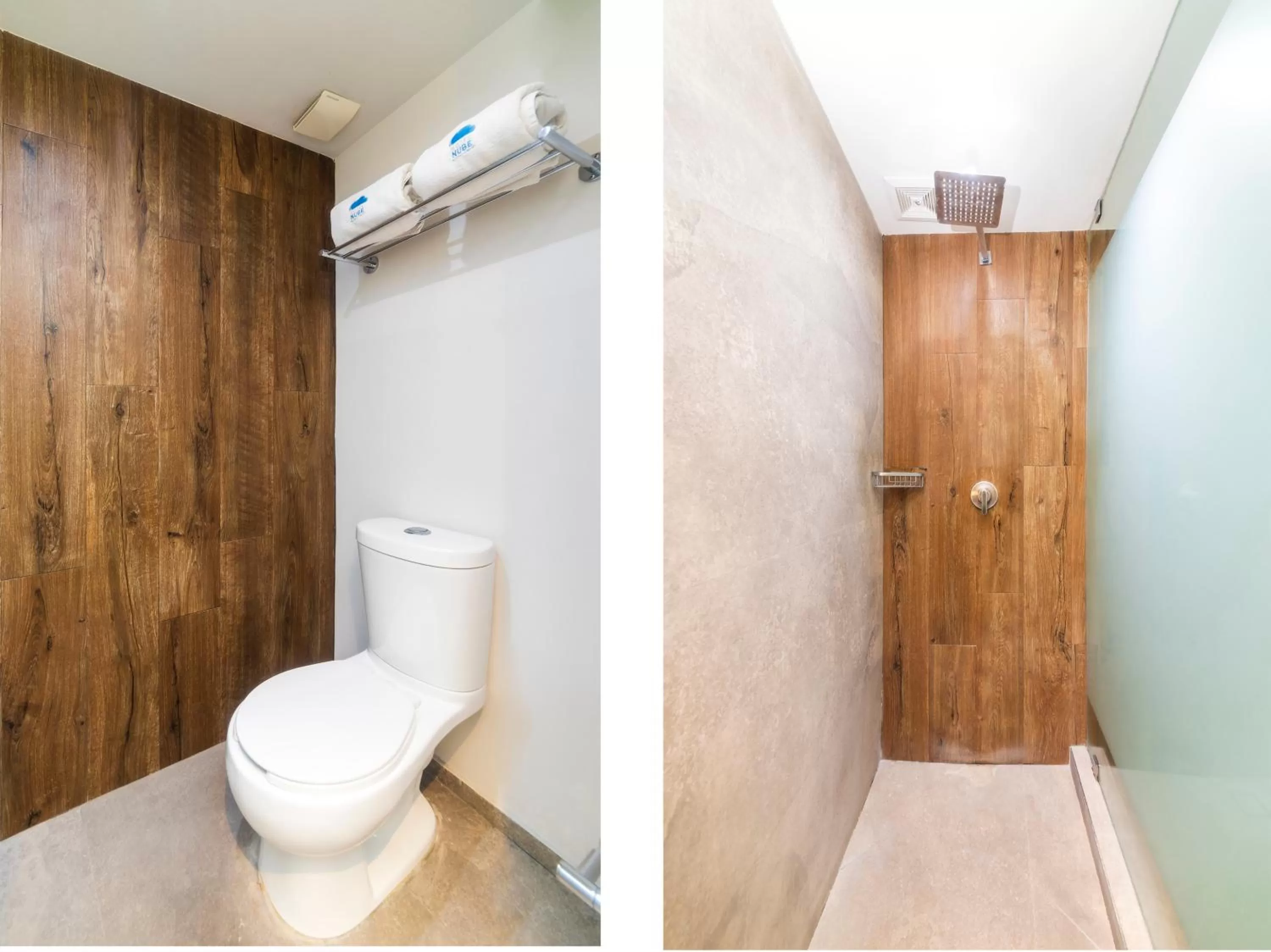 Toilet in Hotel Nube, Puebla Centro