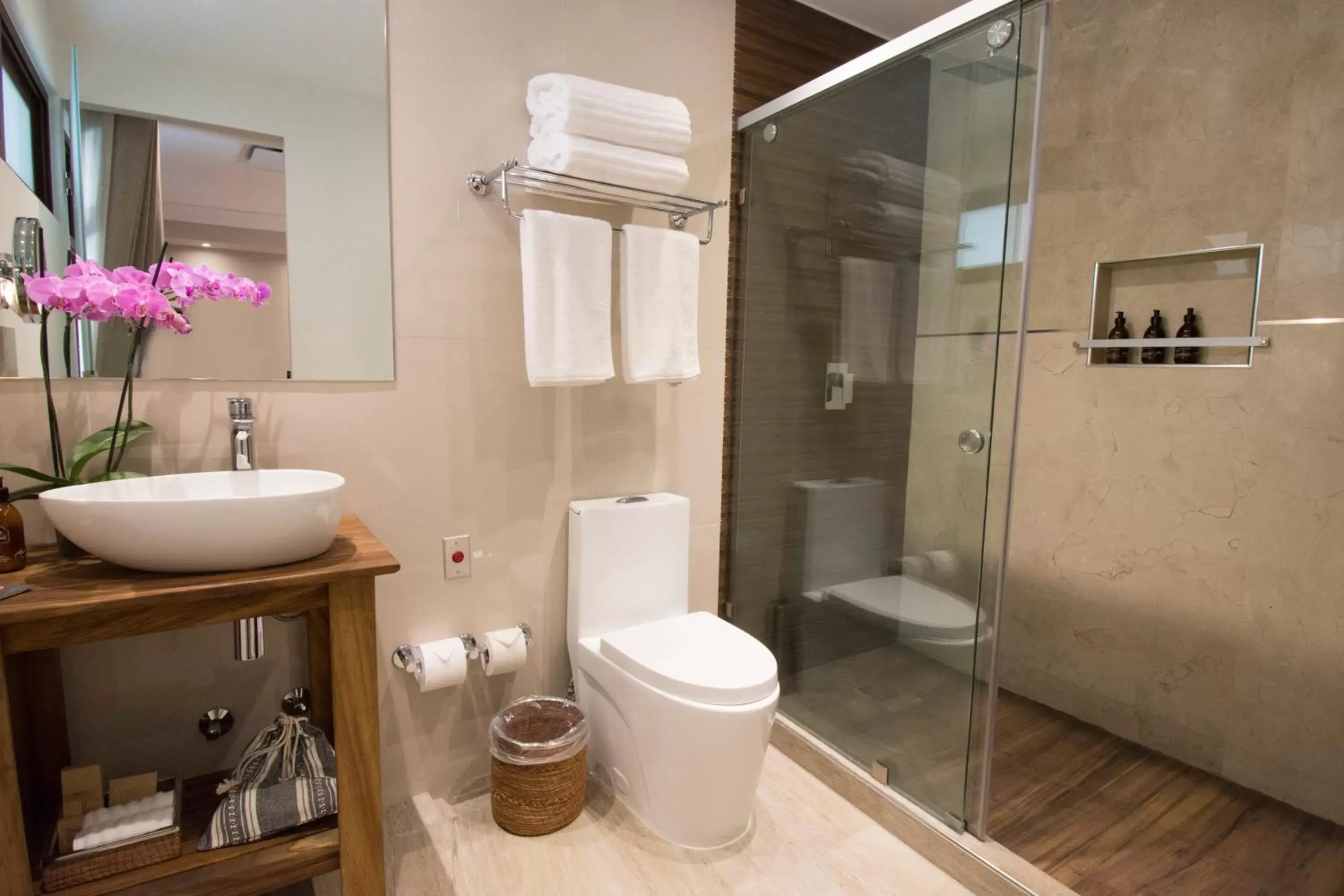 Shower, Bathroom in Casa Santiago Hotel Boutique