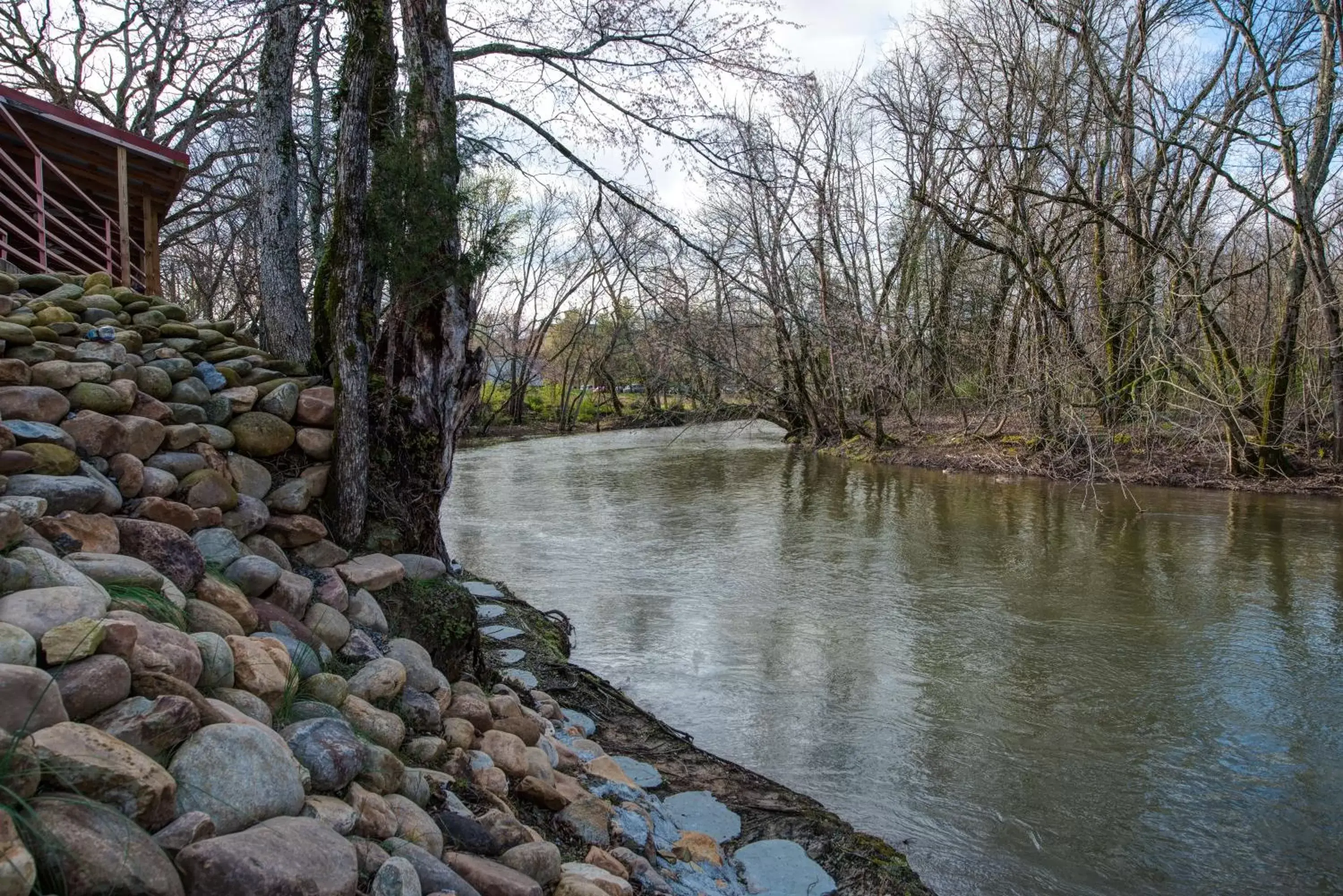 Natural landscape in River Bend Inn - Pigeon Forge