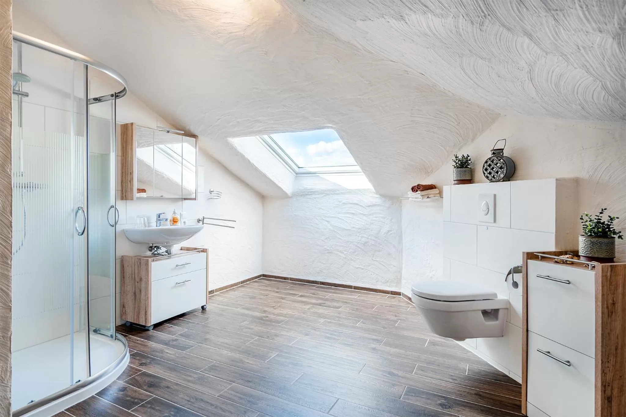 Toilet in Villa Moorstern am Badesee Tannenhausen