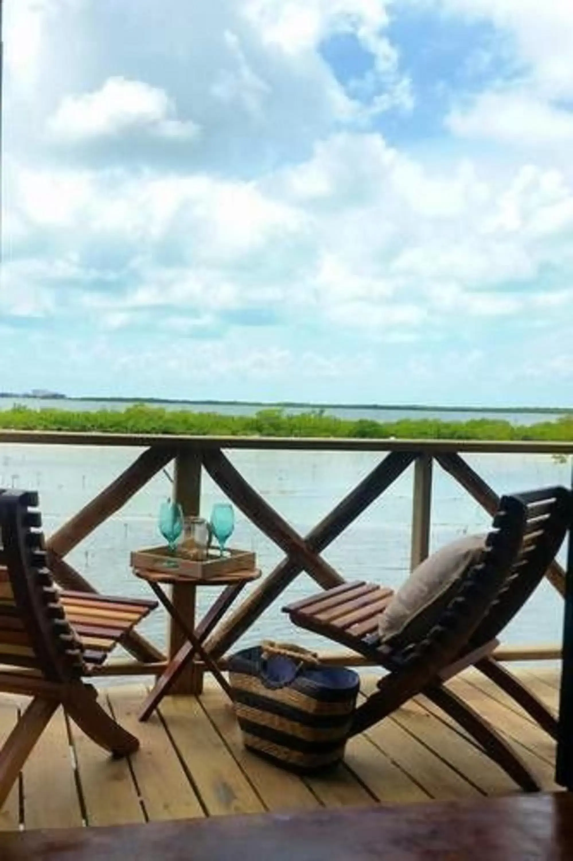 View (from property/room), Balcony/Terrace in Lina Point Belize Overwater Resort