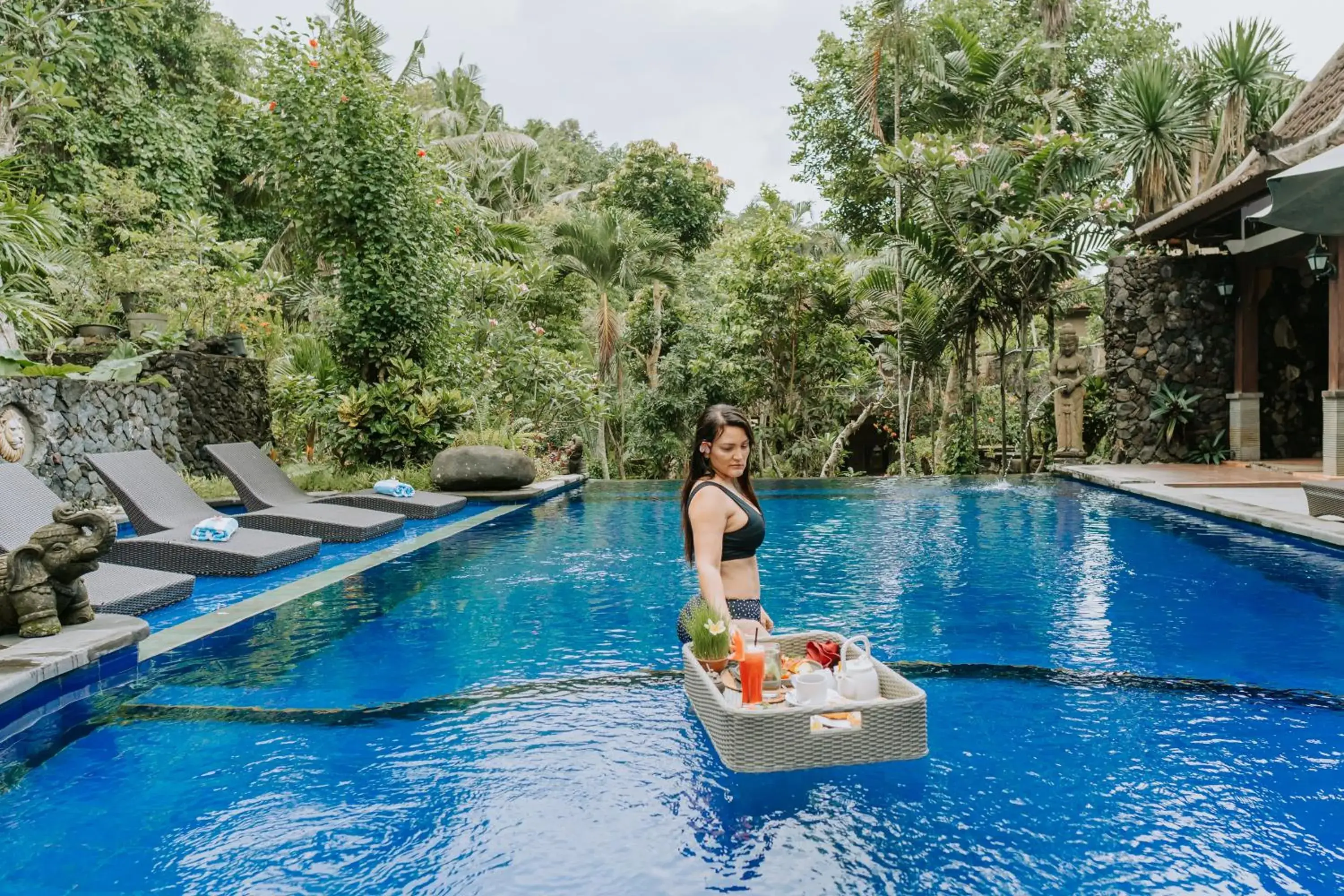 Restaurant/places to eat, Swimming Pool in Dewangga Ubud