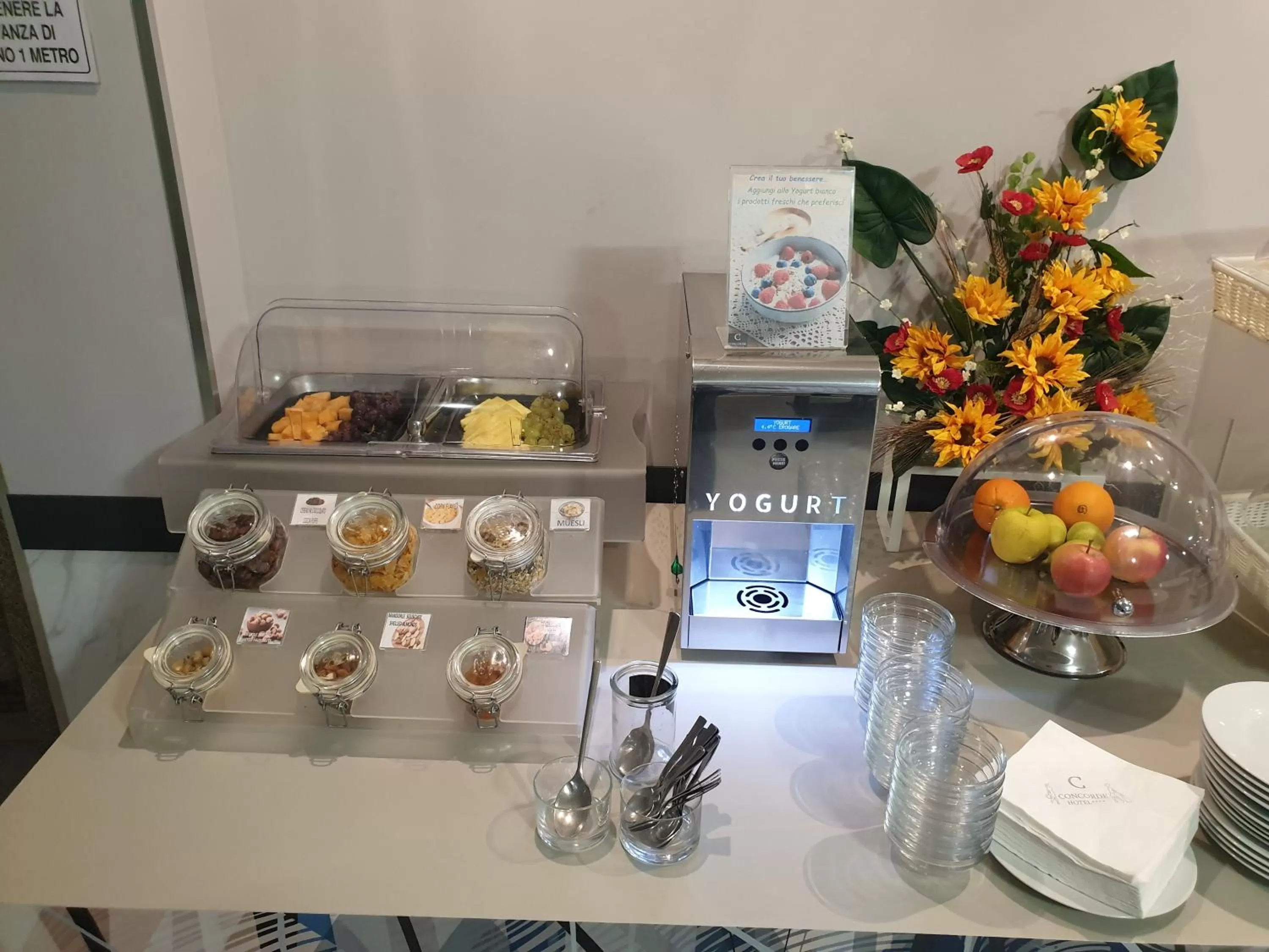 Breakfast in Hotel Concorde Fiera