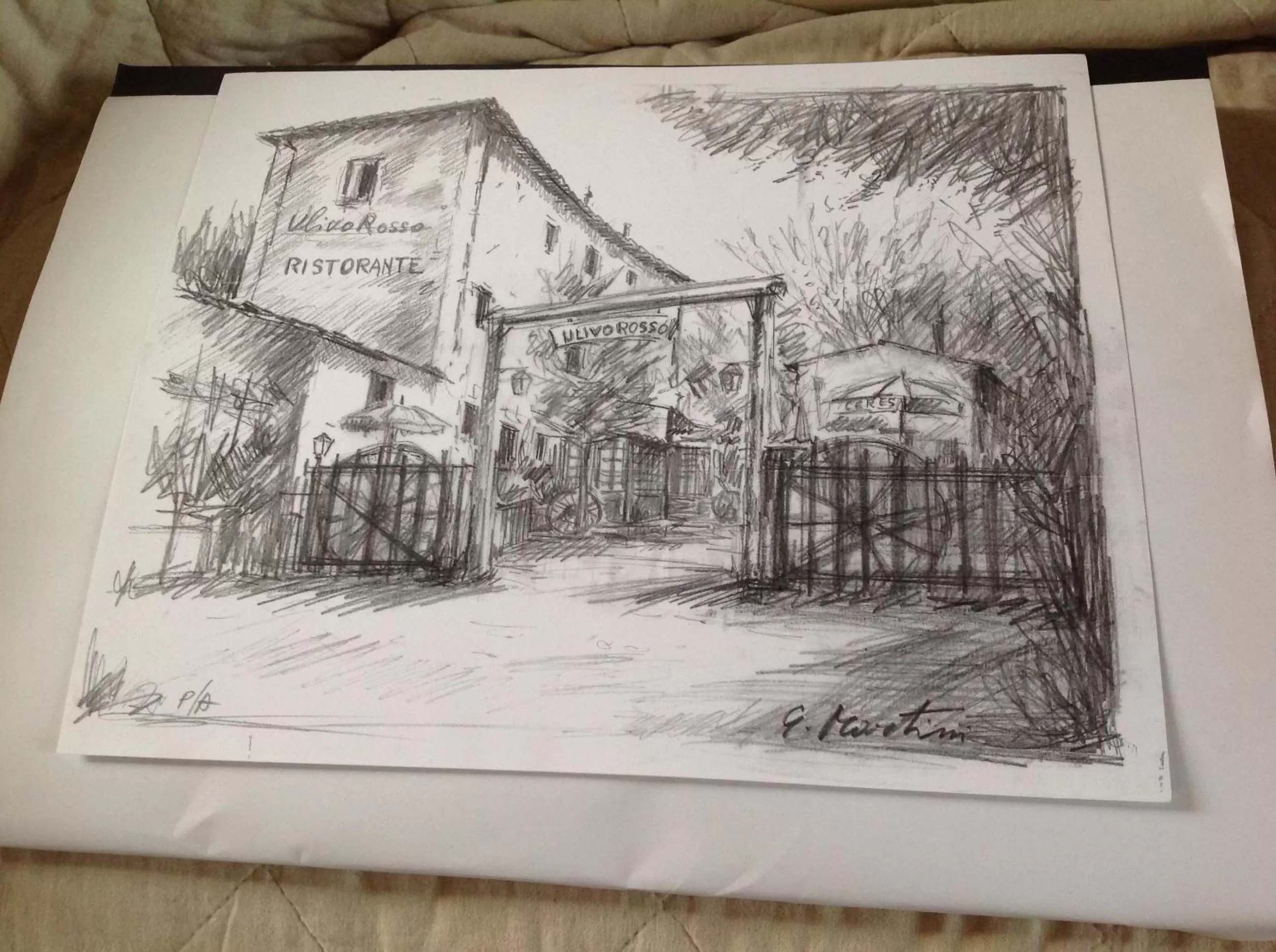 On site in Ulivo Rosso