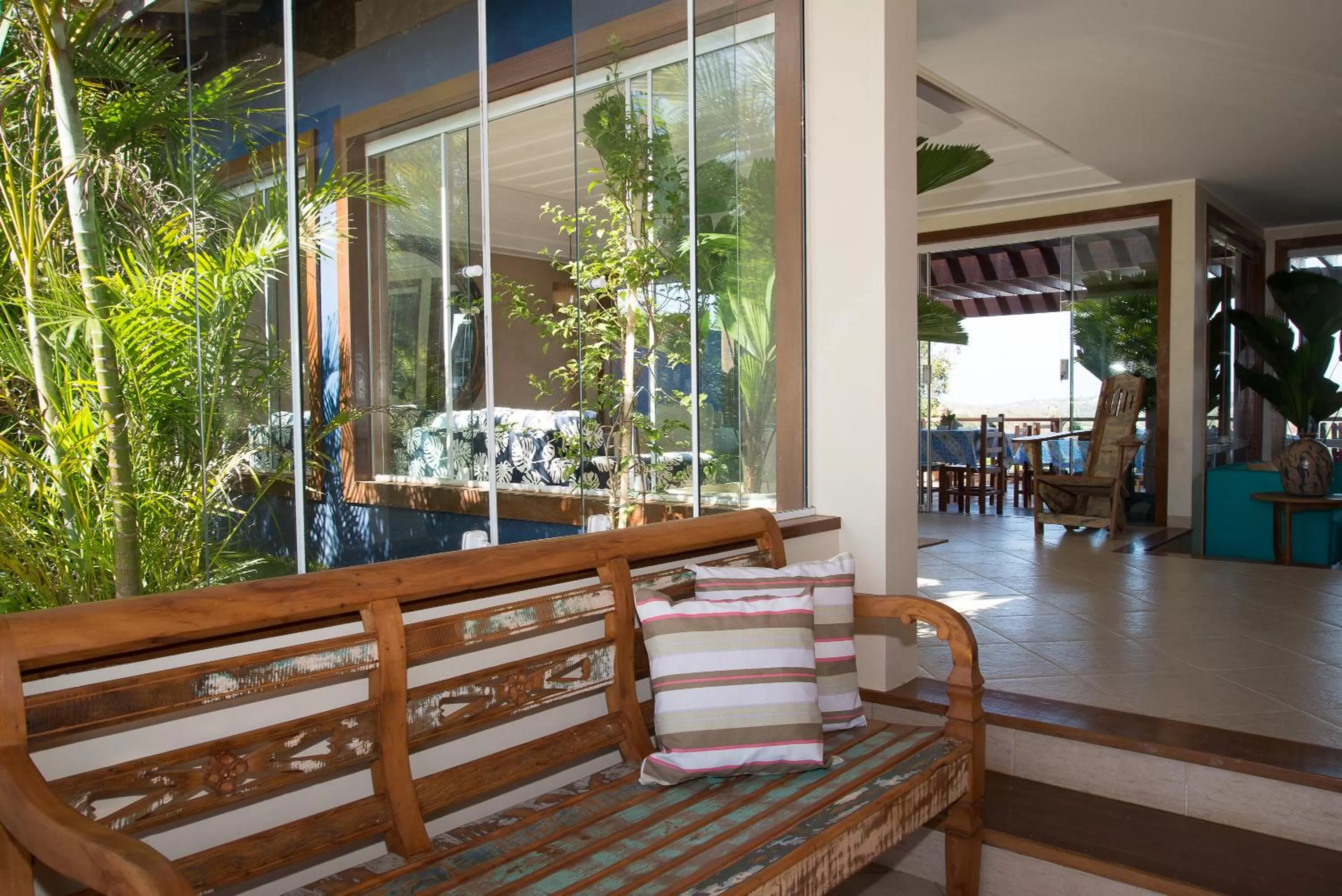 Decorative detail in Pousada La Dolce Vita