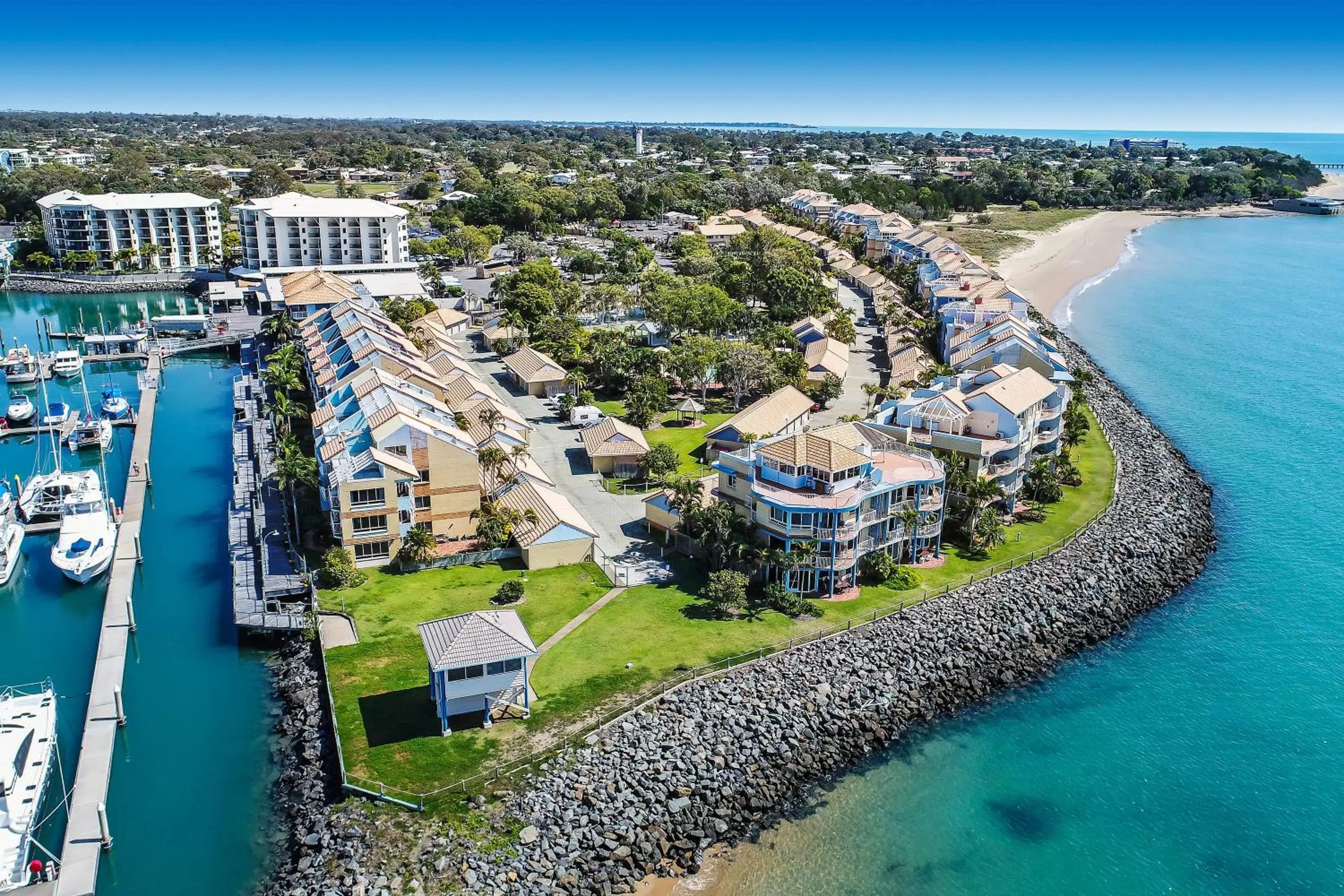 Bird's eye view in BreakFree Great Sandy Straits