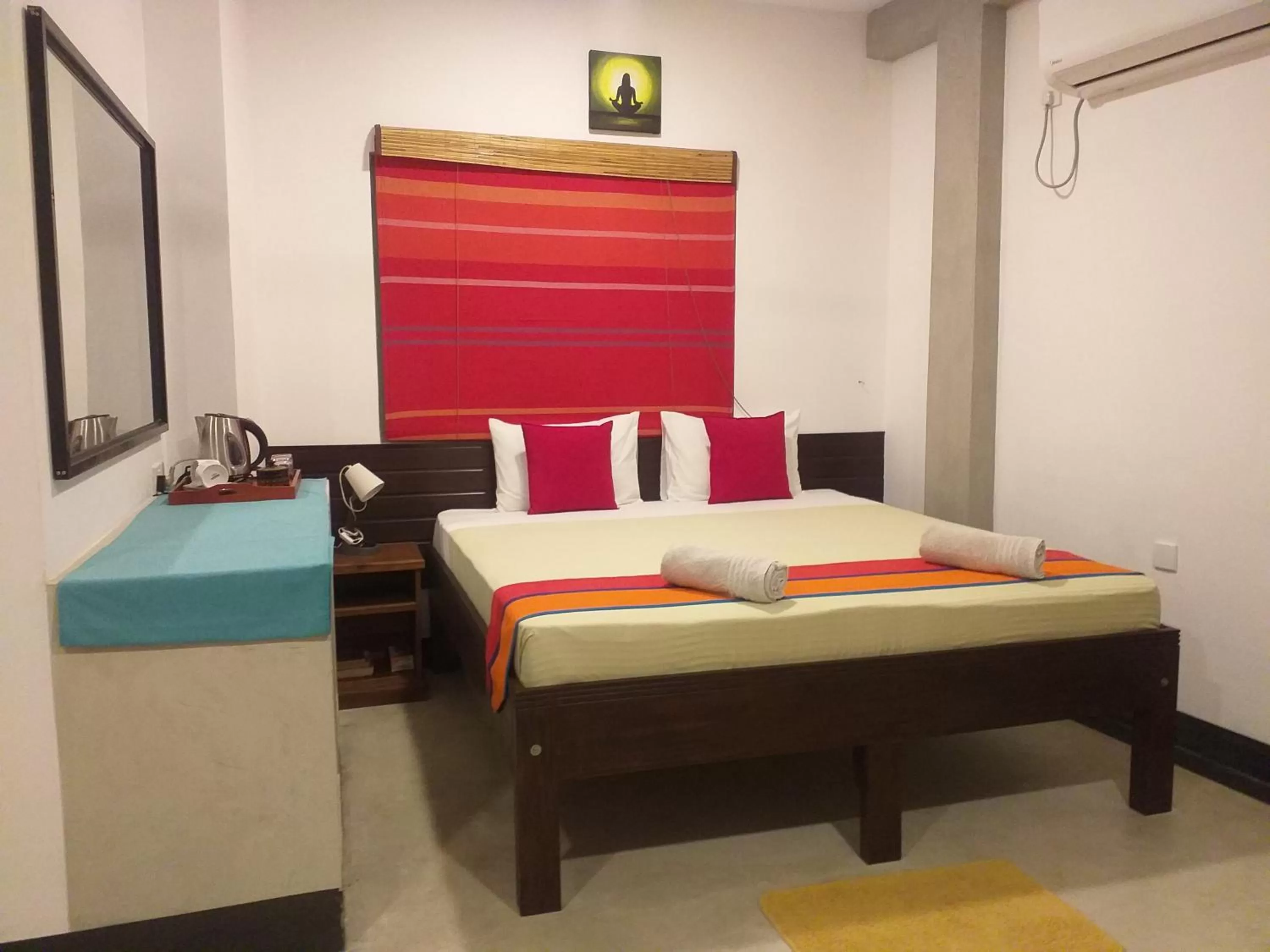 Bed in Green Wood Villa Negombo