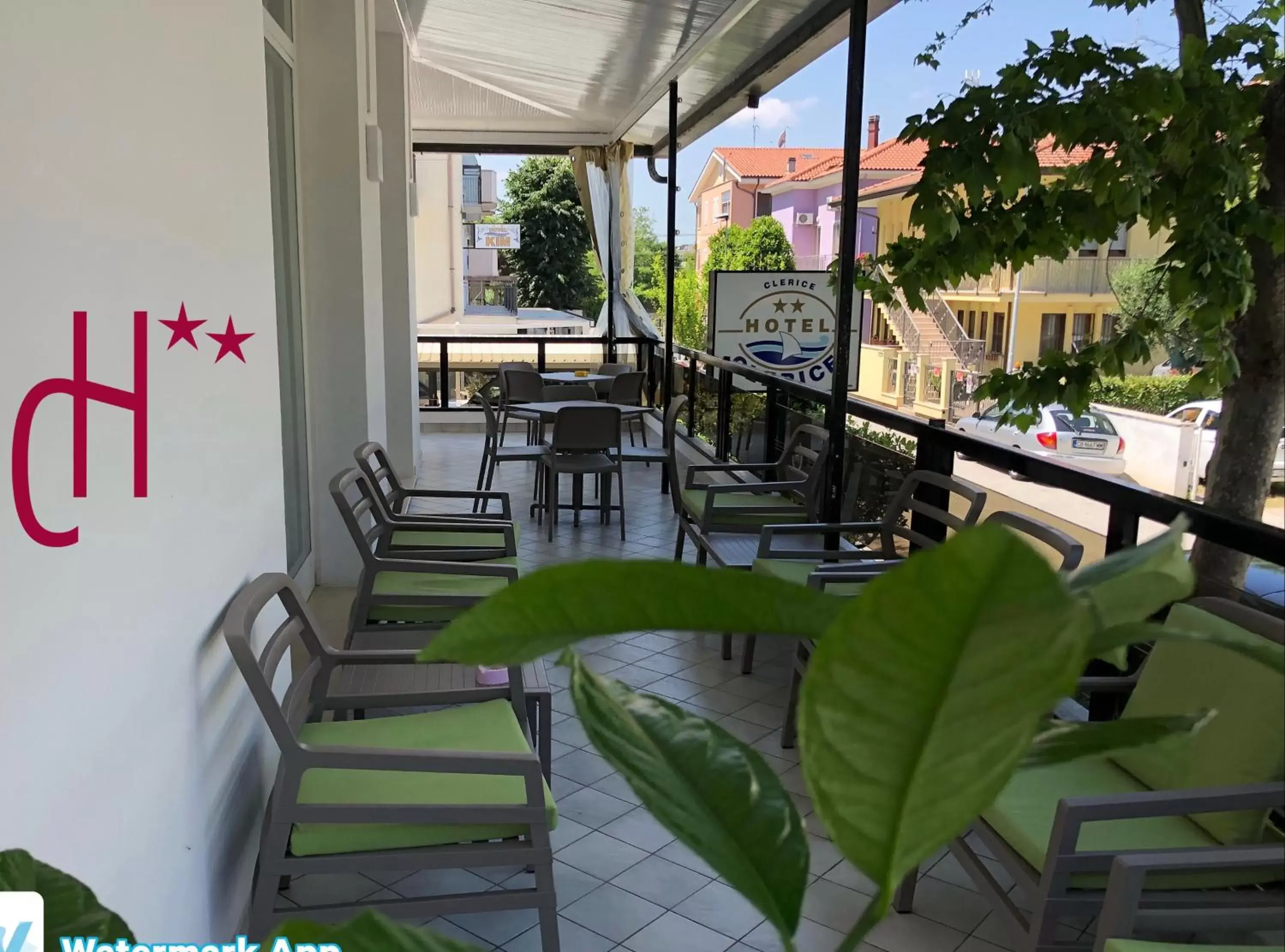 Patio in Hotel Clerice