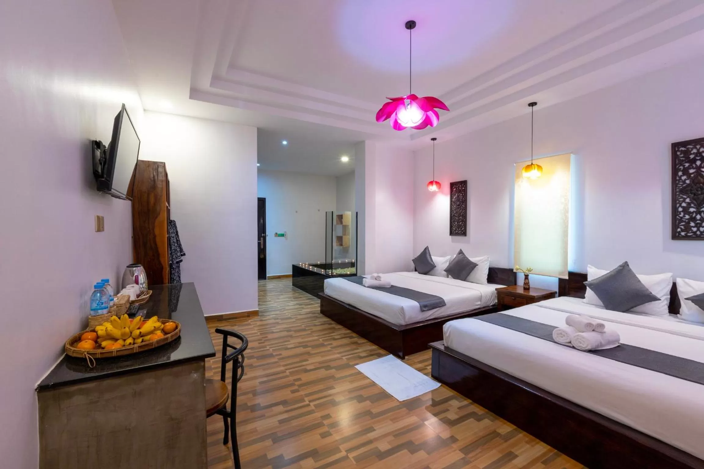 Bed in Nina Angkor Residence