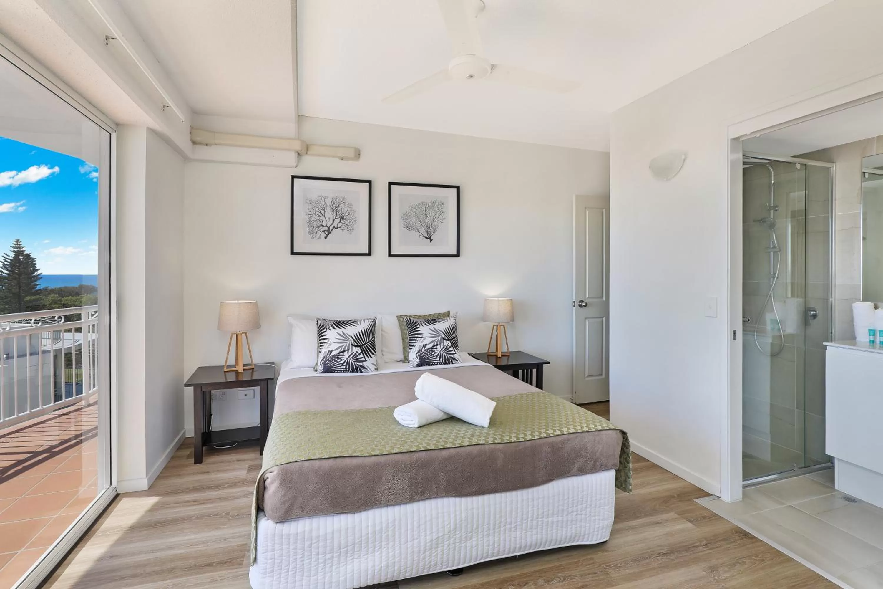 Bed in Beachside Resort Kawana Waters