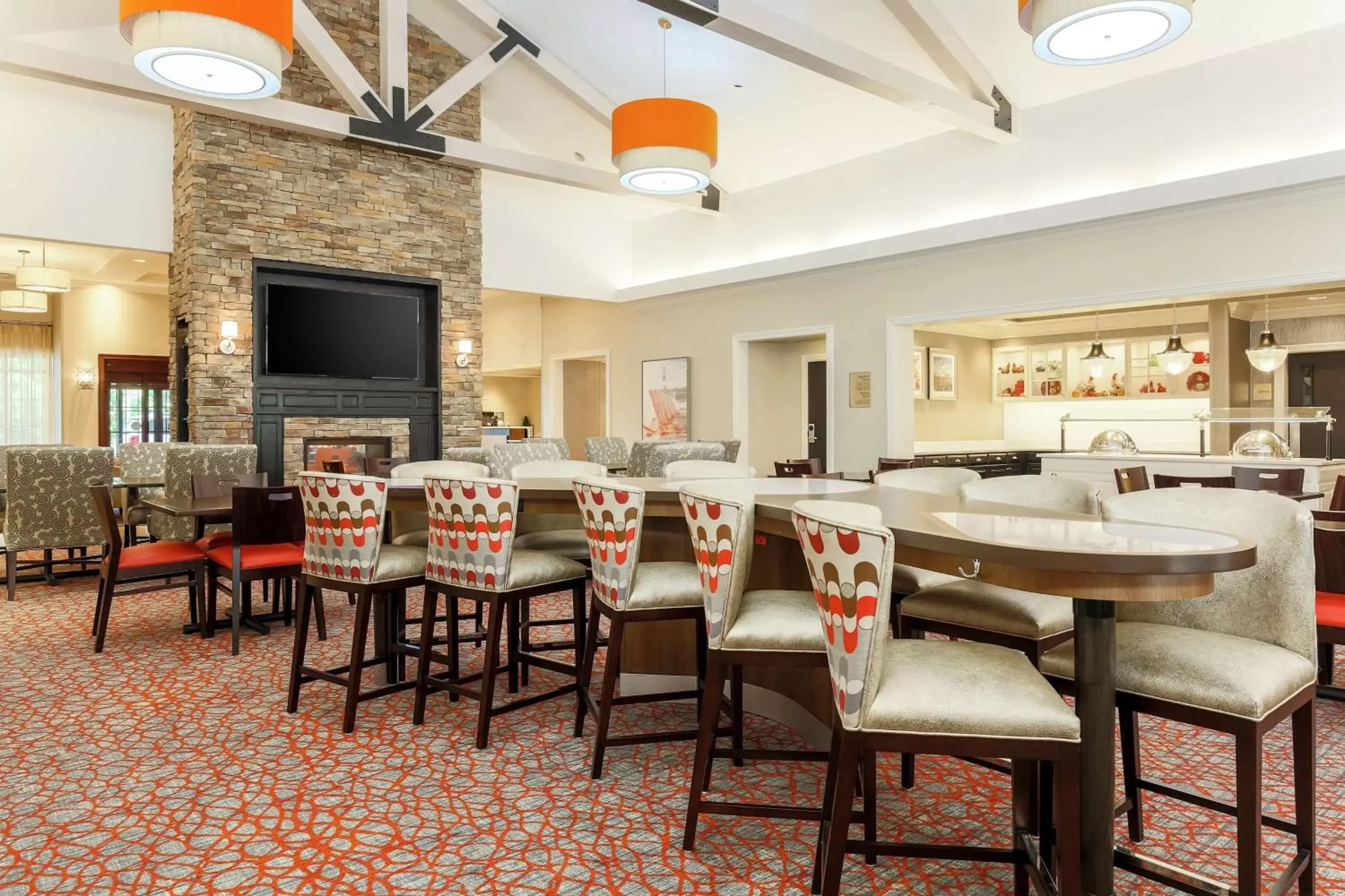 Lobby or reception, Restaurant/Places to Eat in Homewood Suites by Hilton Long Island-Melville