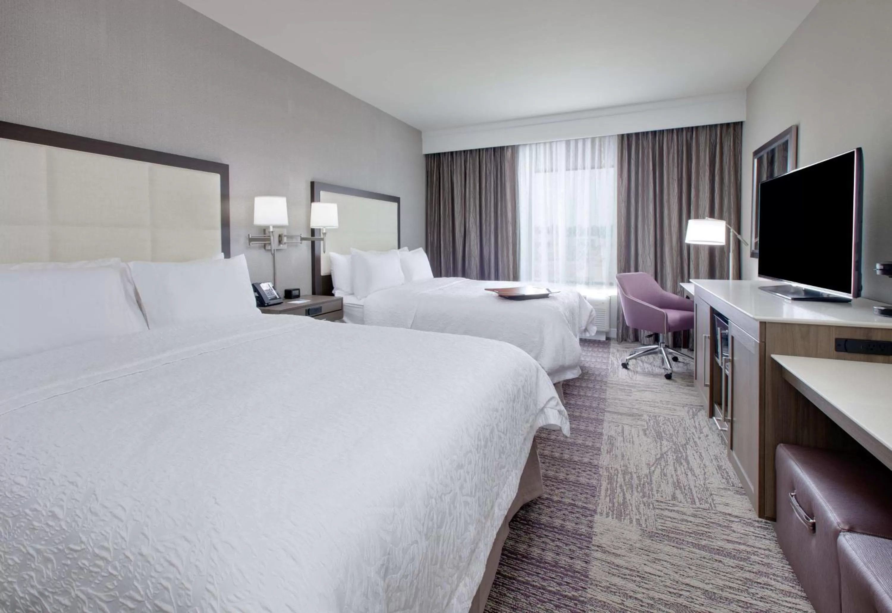 Bed in Hampton Inn & Suites Tyler-South