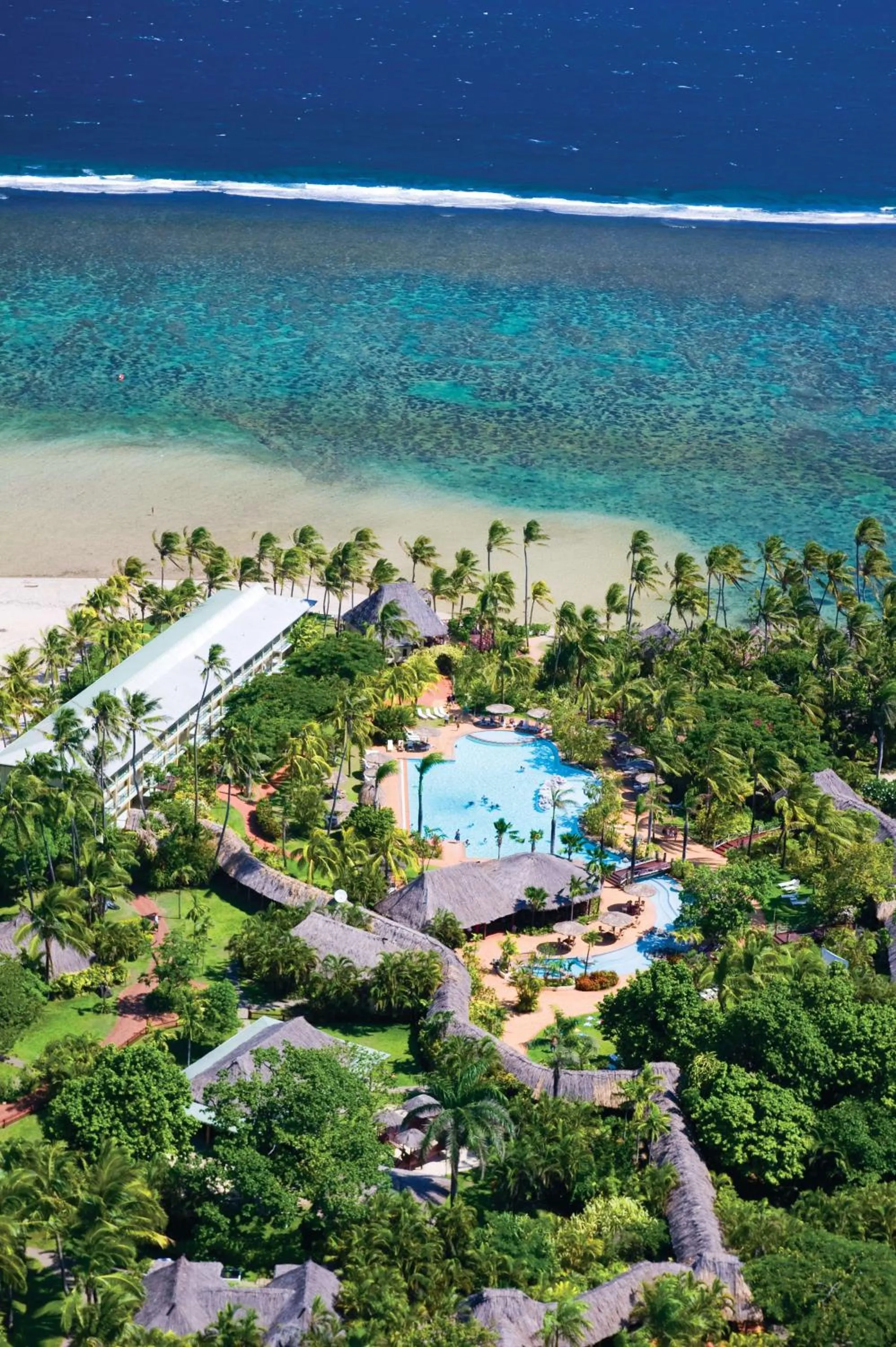 Property building in Outrigger Fiji Beach Resort