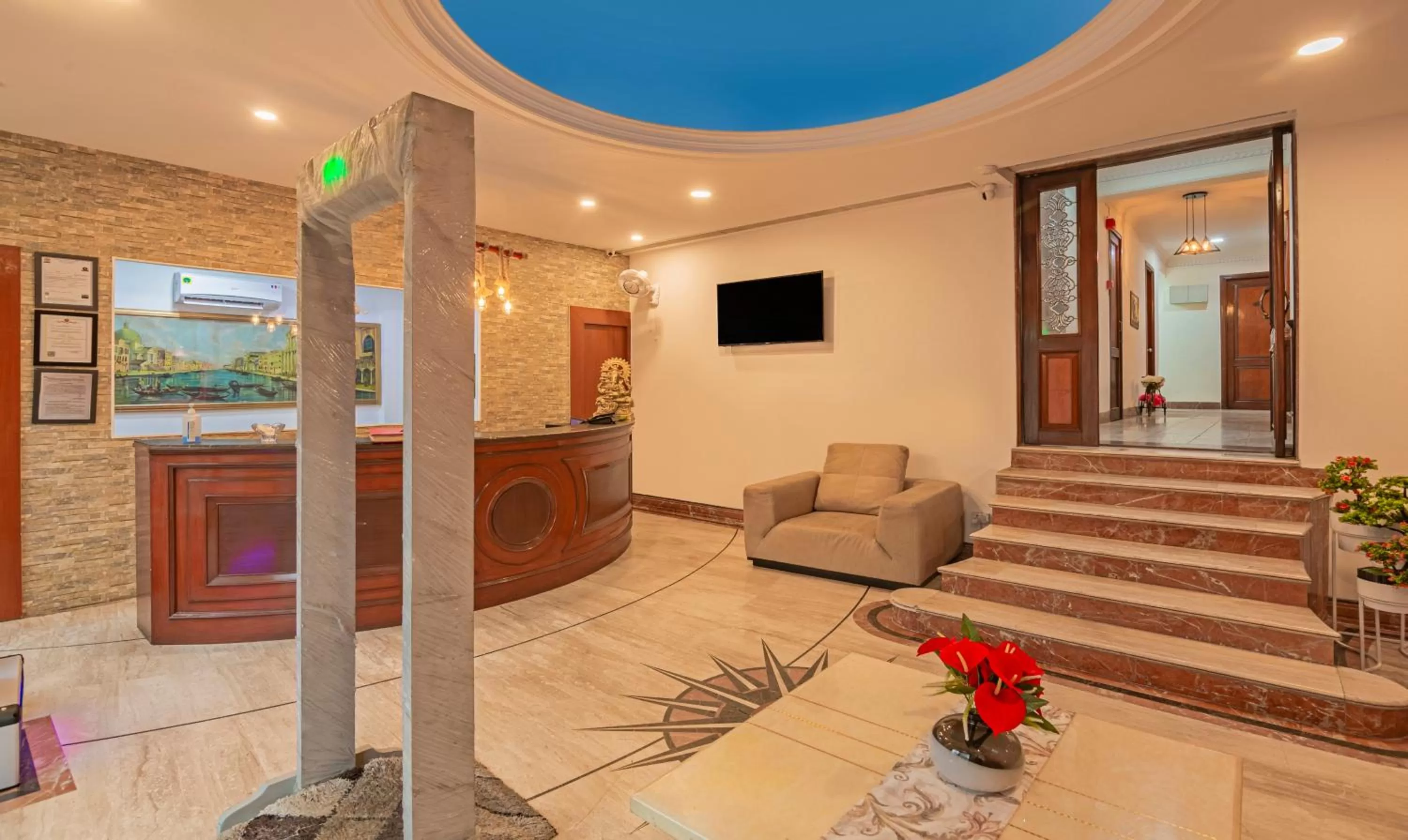 Lobby or reception in Treebo Corporate Park