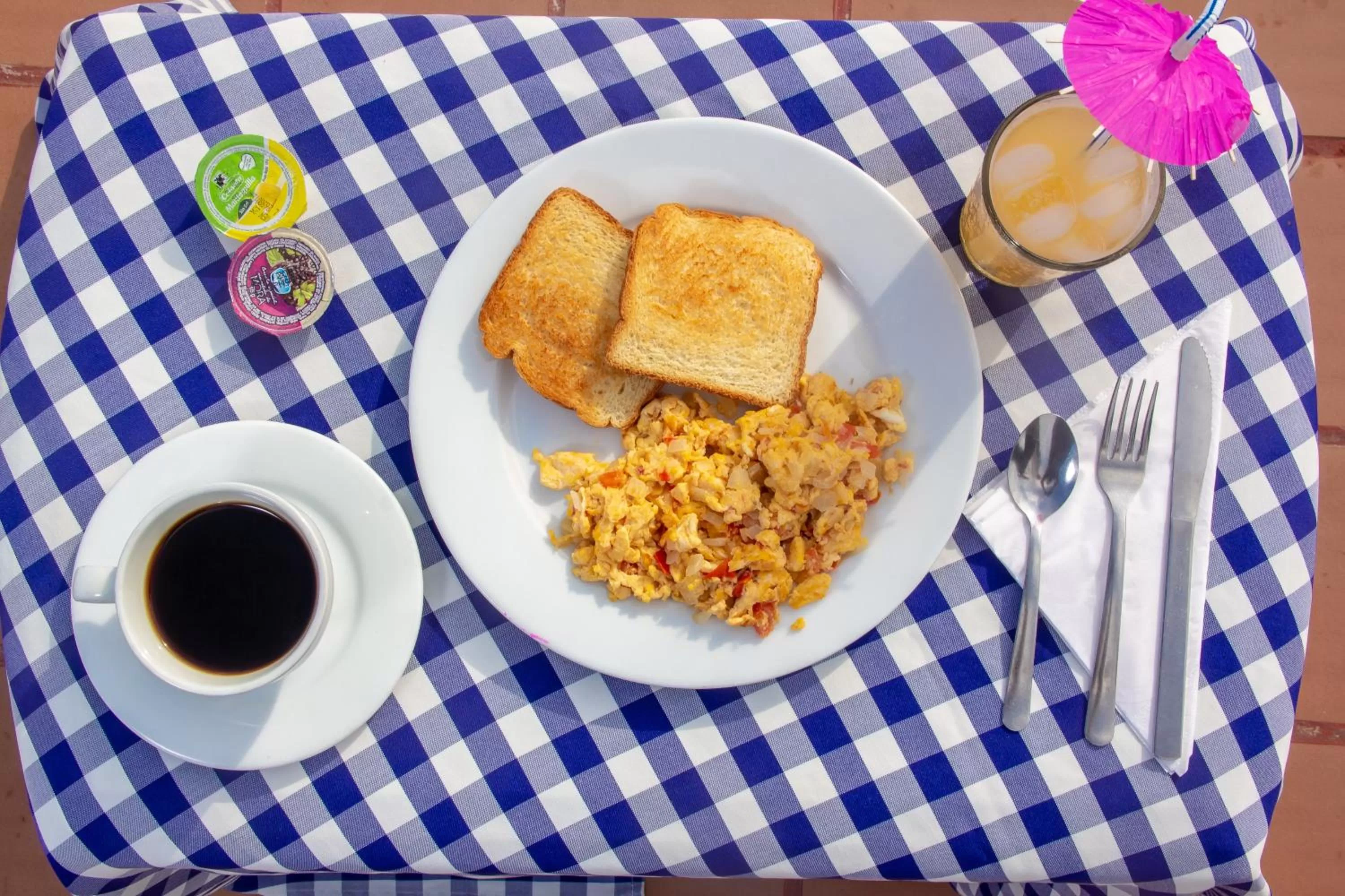 Buffet breakfast in Akel House Hotel