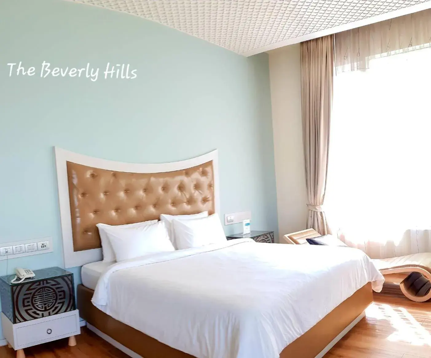 Bed in The Beverly Hills Hotel