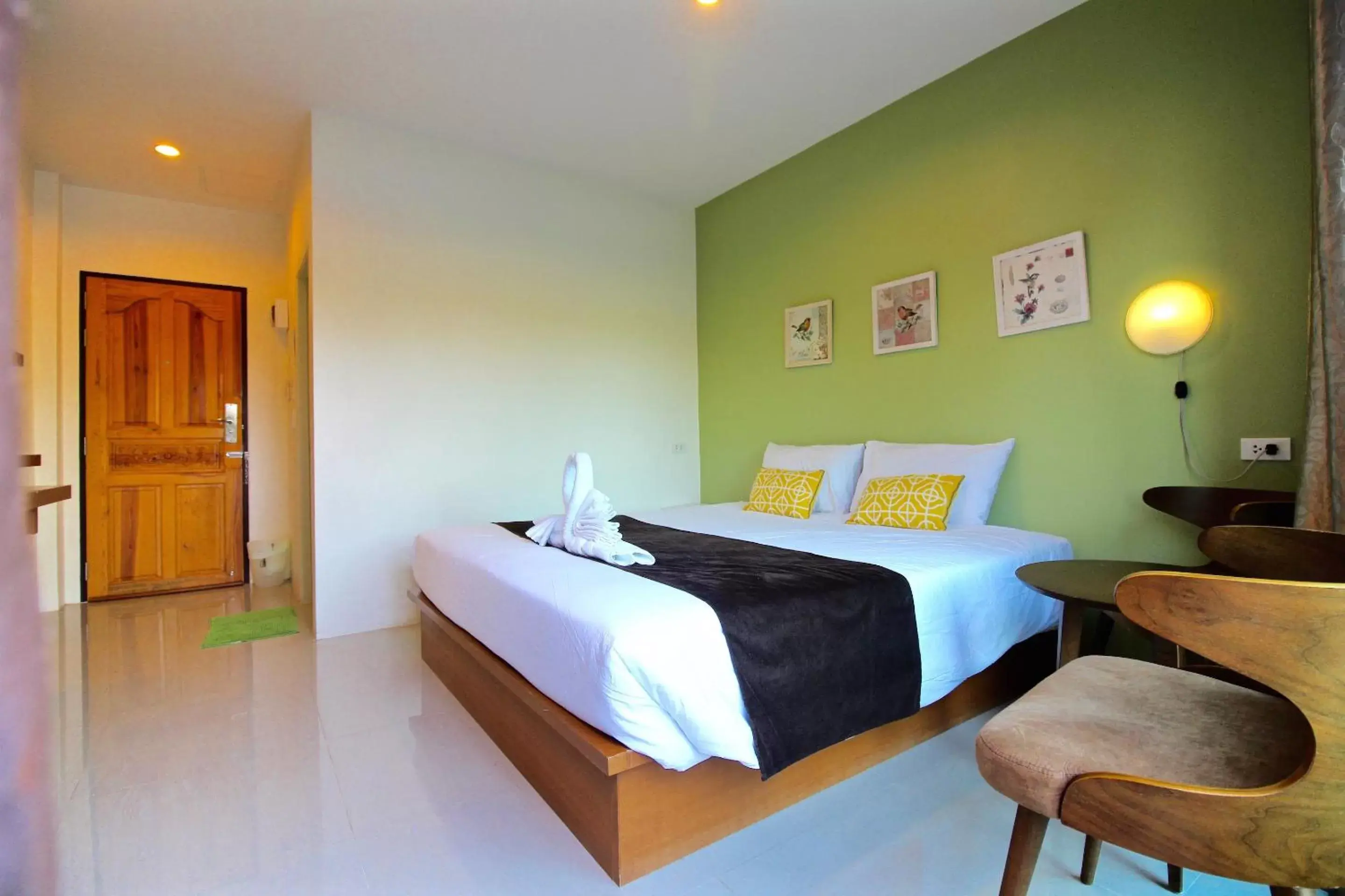Bed in Green Apple Villa Bed in Green Apple Villa