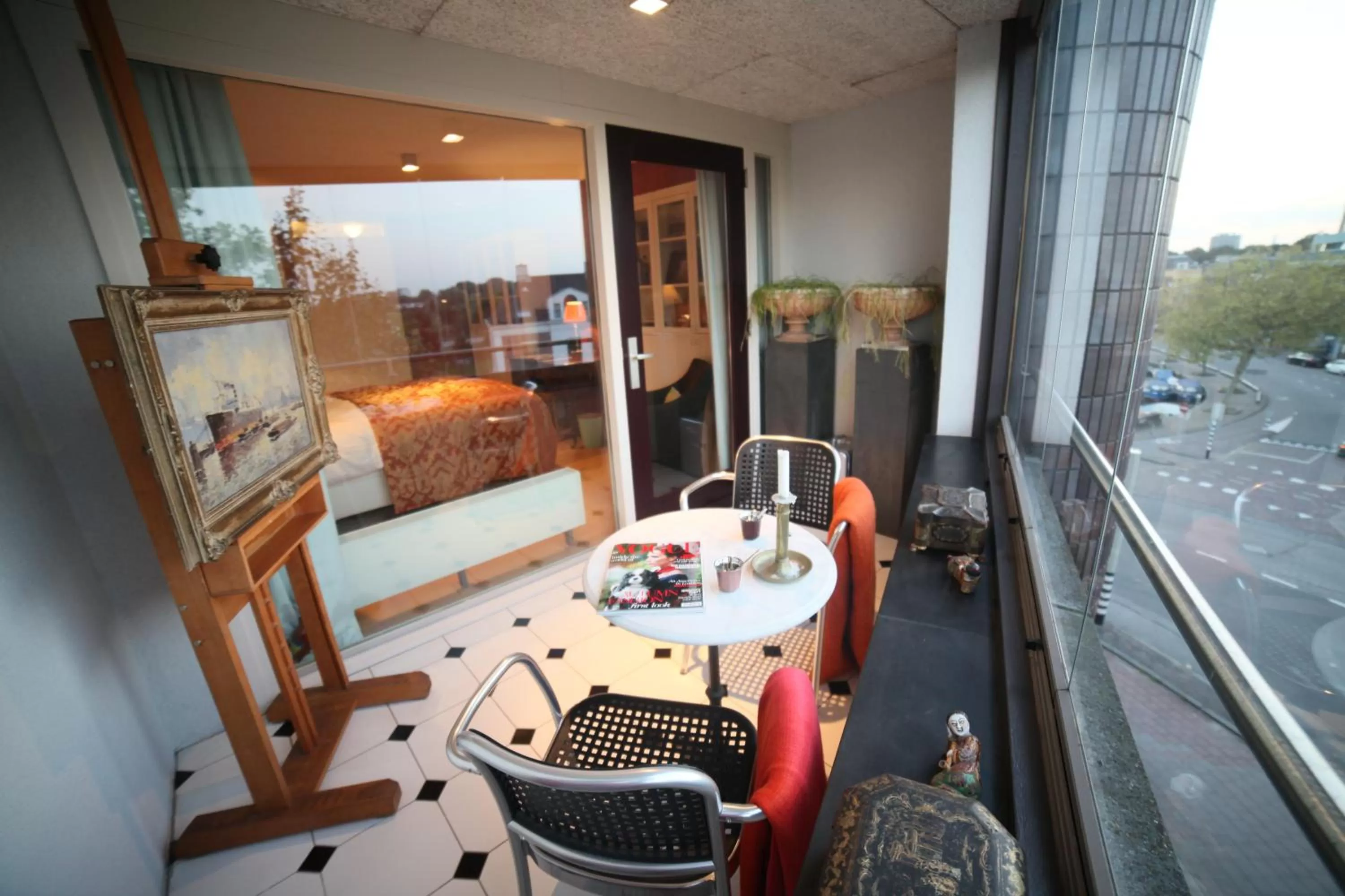 Balcony/Terrace in B&B de singel