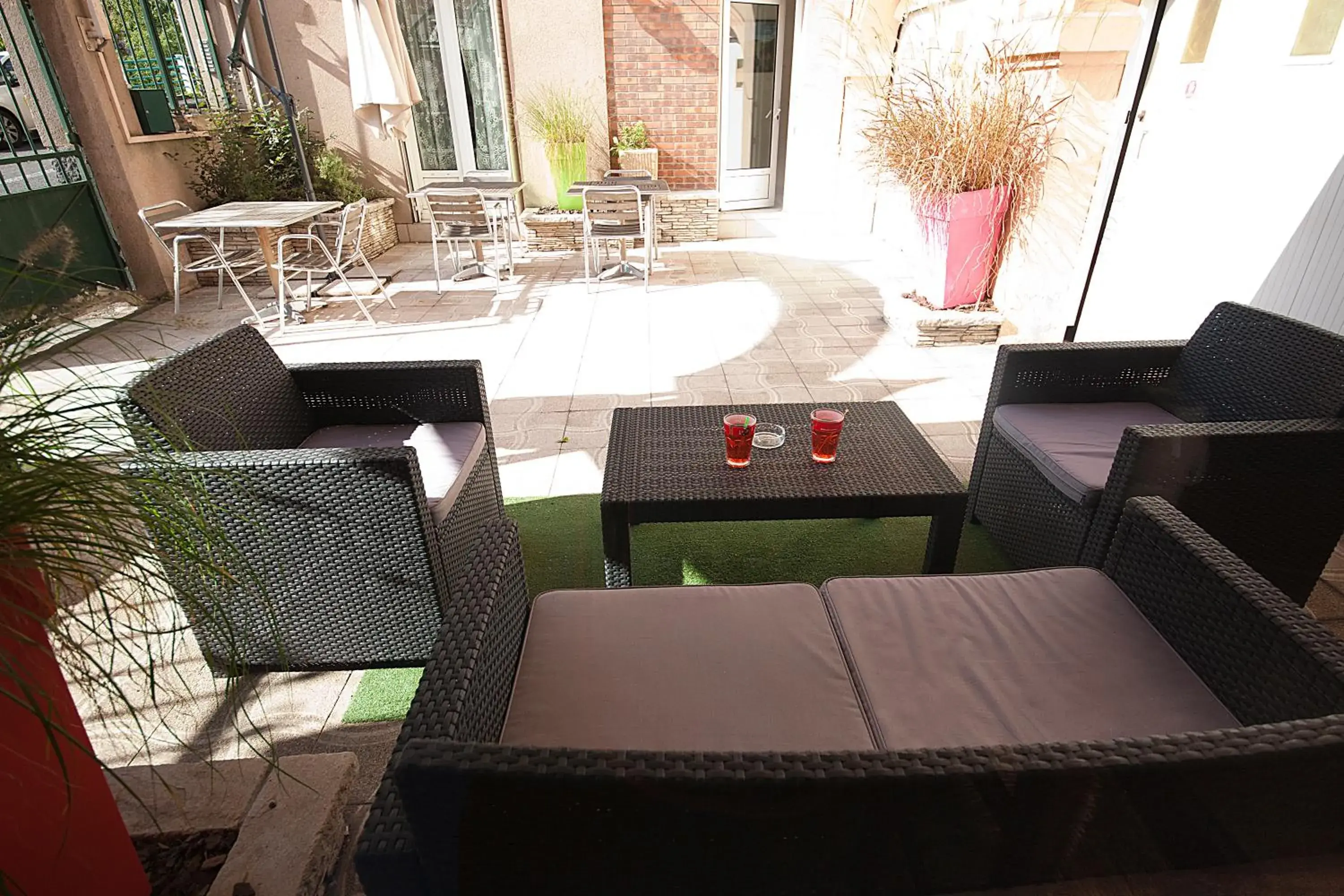 Balcony/Terrace, Seating Area in Le Chatel