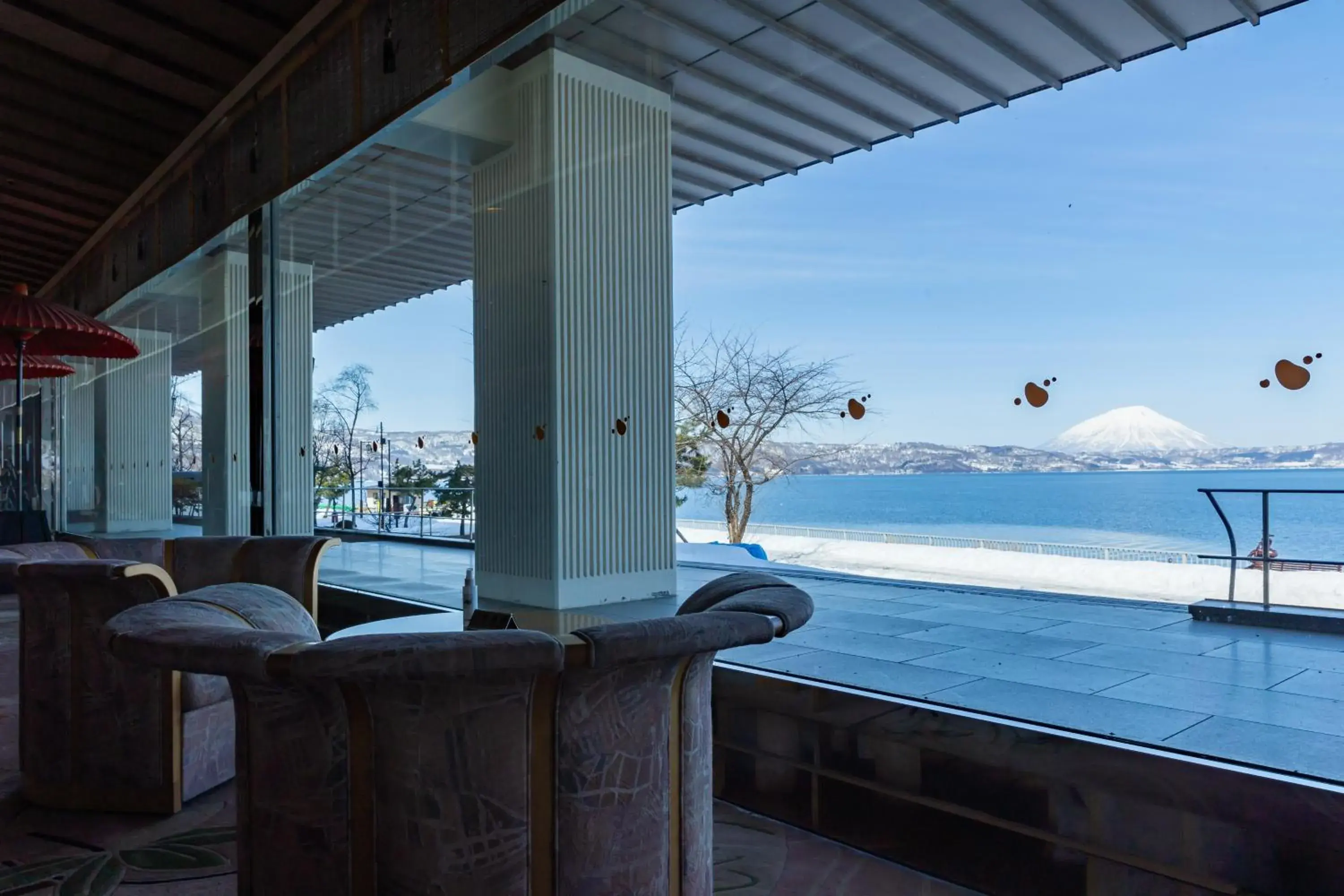 Lobby or reception, Swimming Pool in Toya Kohantei Hotel