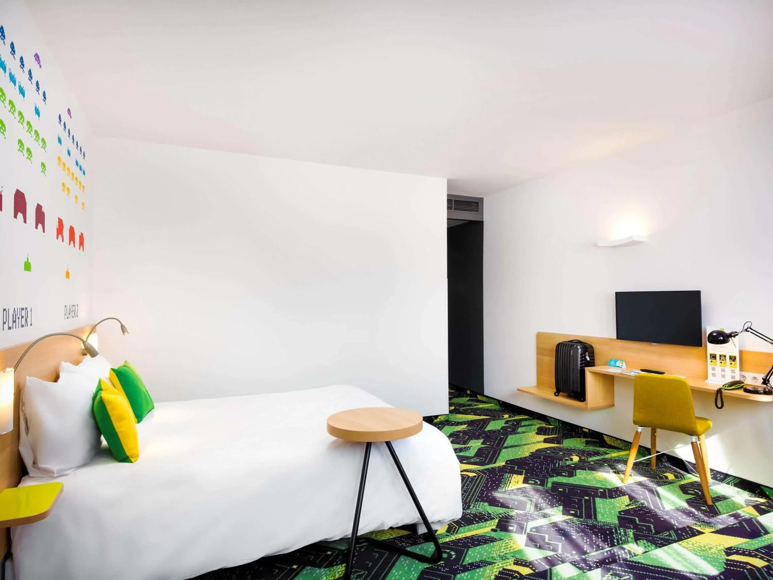 Bed in Ibis Styles Budapest Center