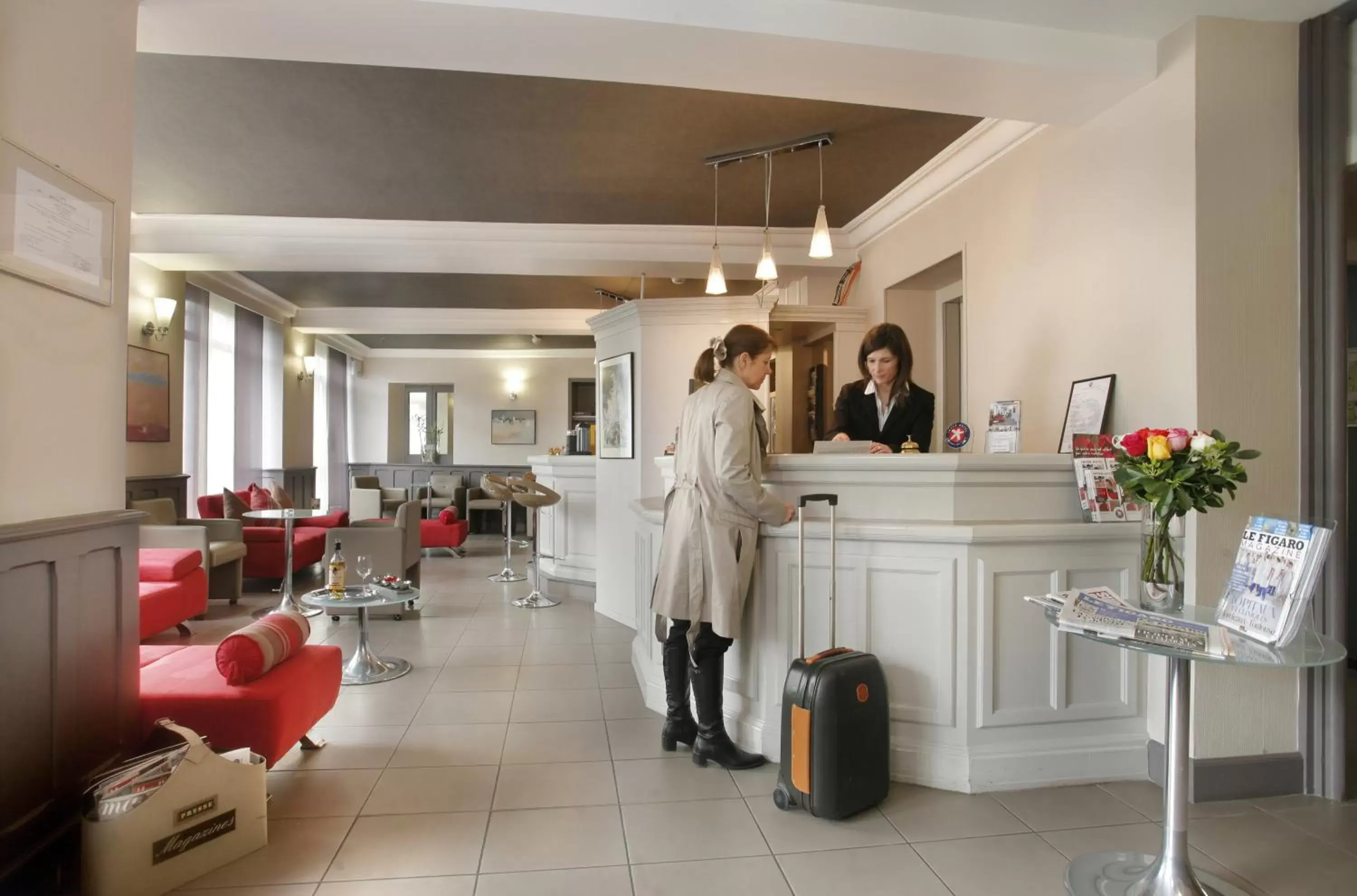 Lobby or reception in Hotel De Gramont