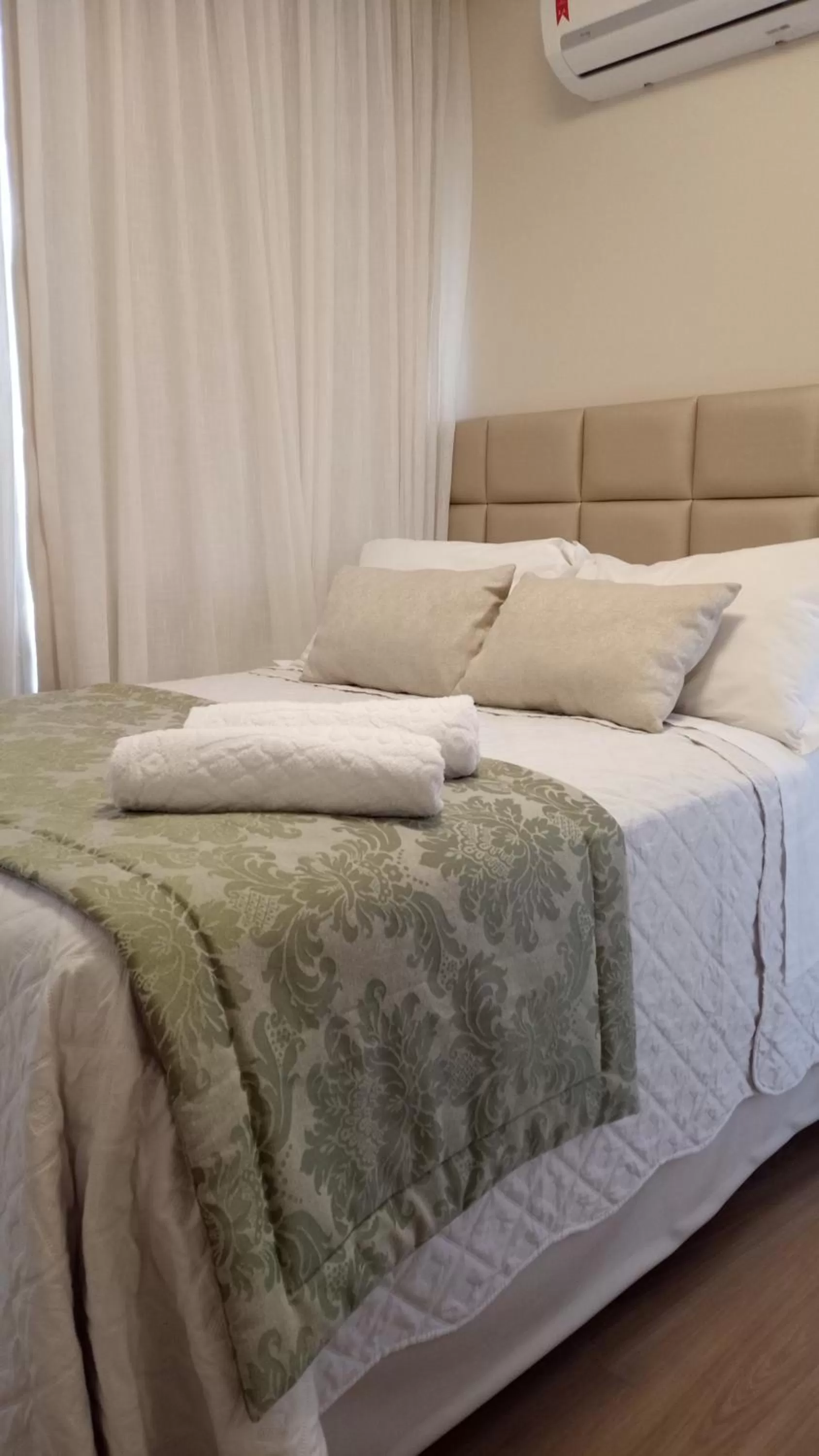 Bed in Apart Hotel Vista Azul - hospedagem nas montanhas