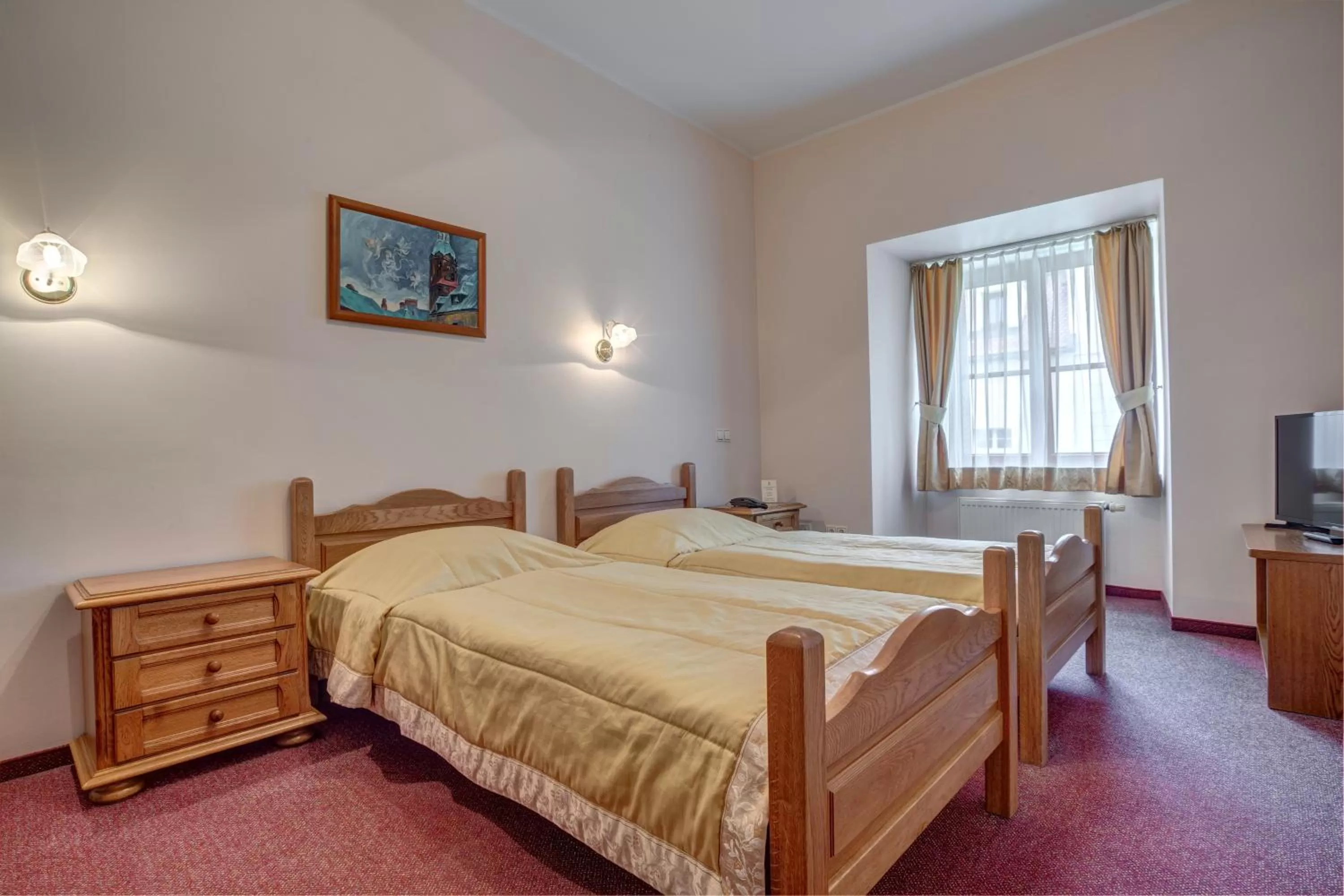 Bed in Hotel Książ