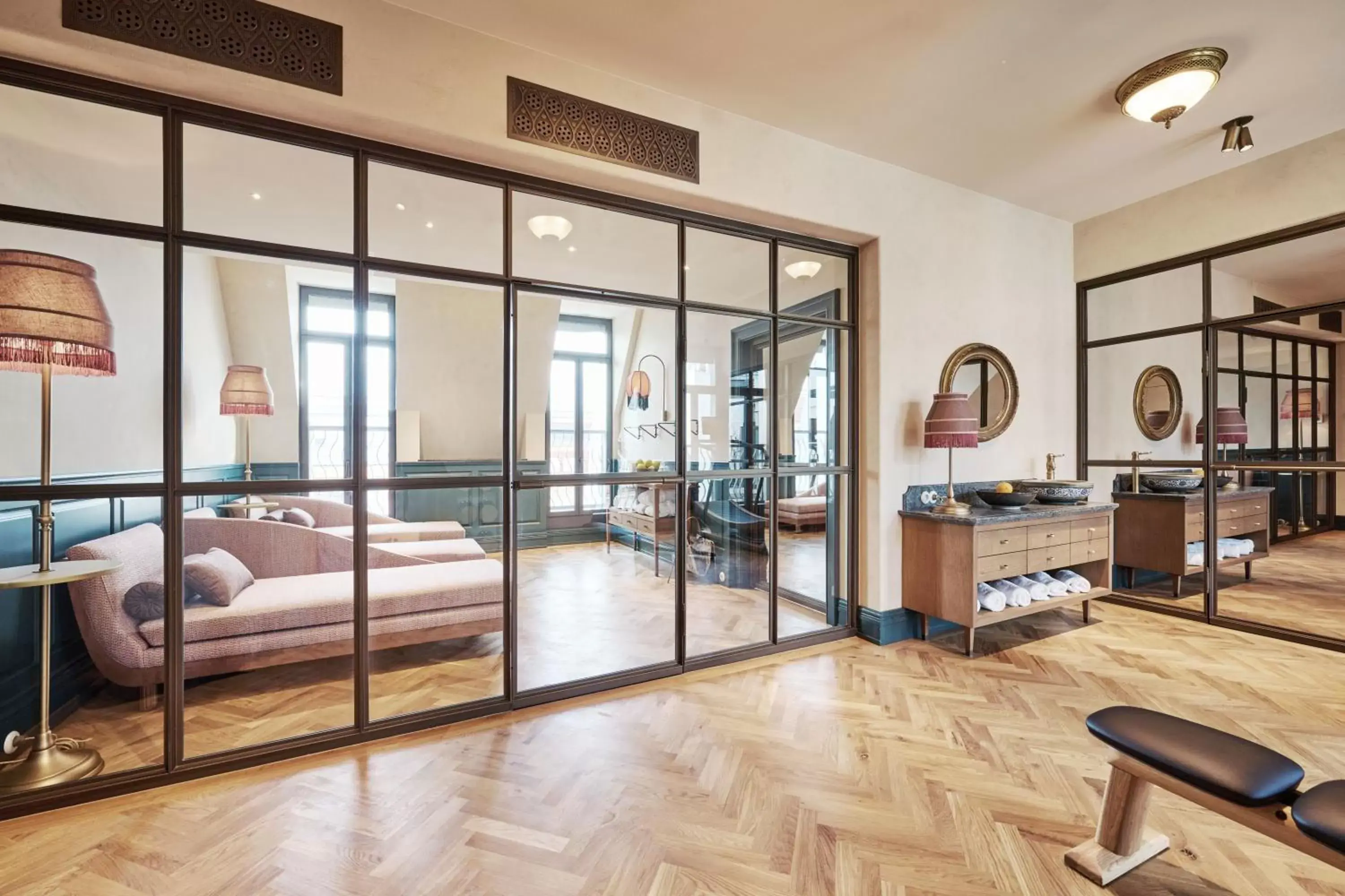 Fitness centre/facilities in Hotel MOTTO Fitness centre/facilities in Hotel MOTTO