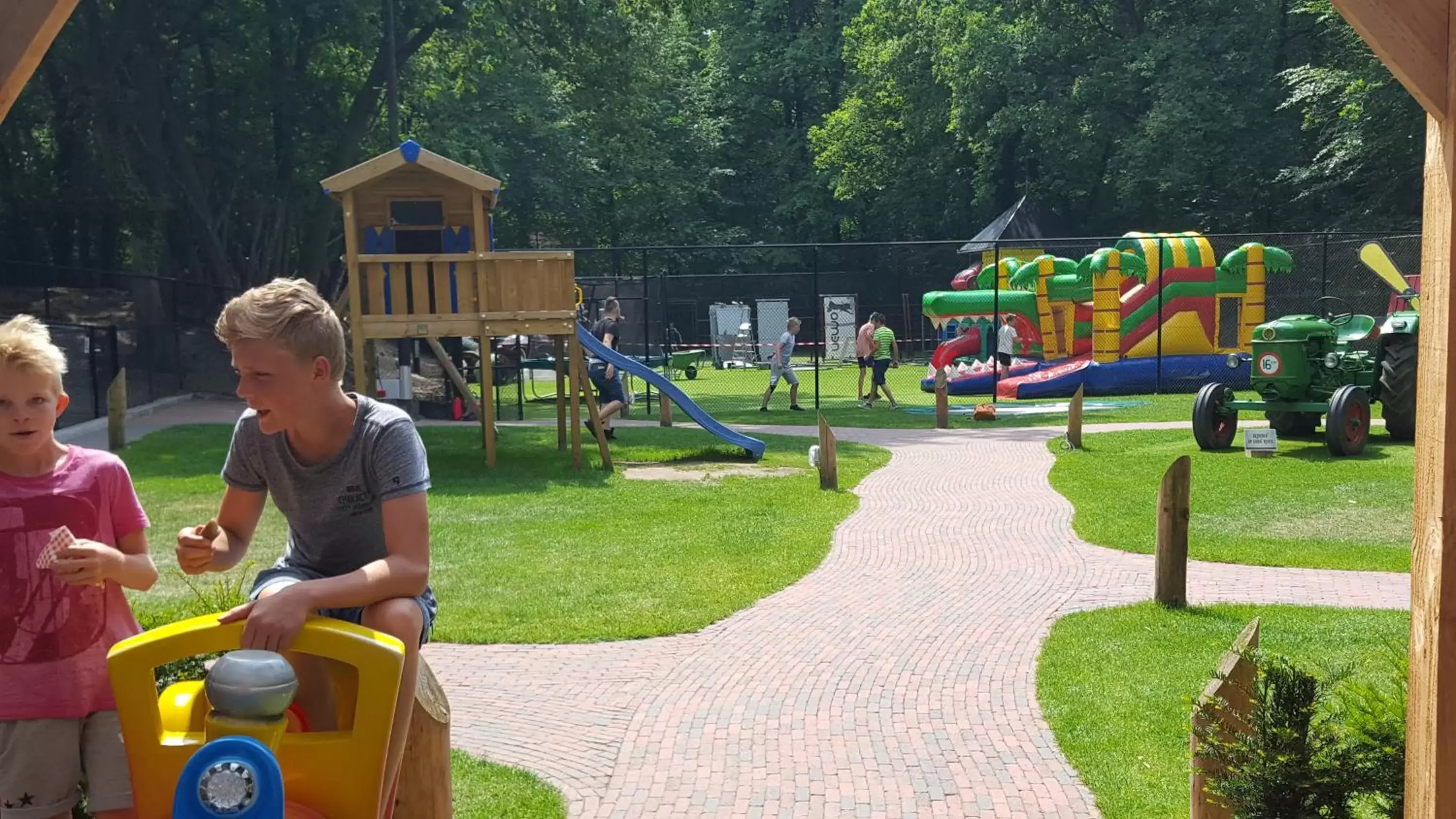 Children play ground in Hotel de Hoeve van Nunspeet