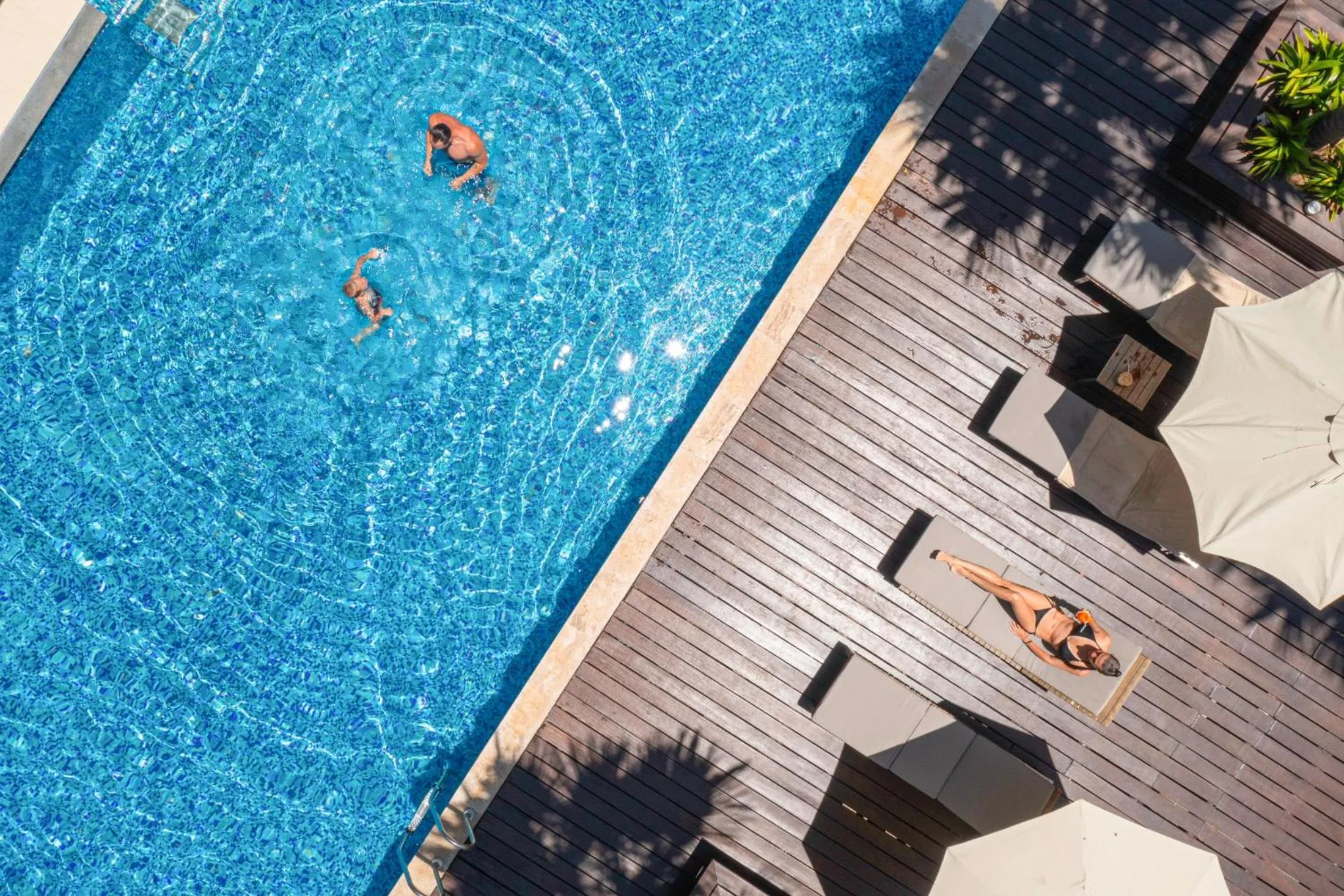 Swimming pool in Baan Laimai Beach Resort & Spa - SHA Extra Plus