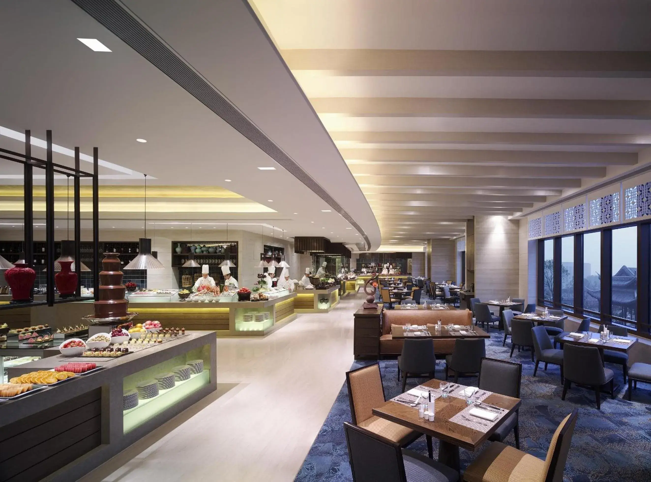 Restaurant/Places to Eat in Shangri-La Hotel Yangzhou