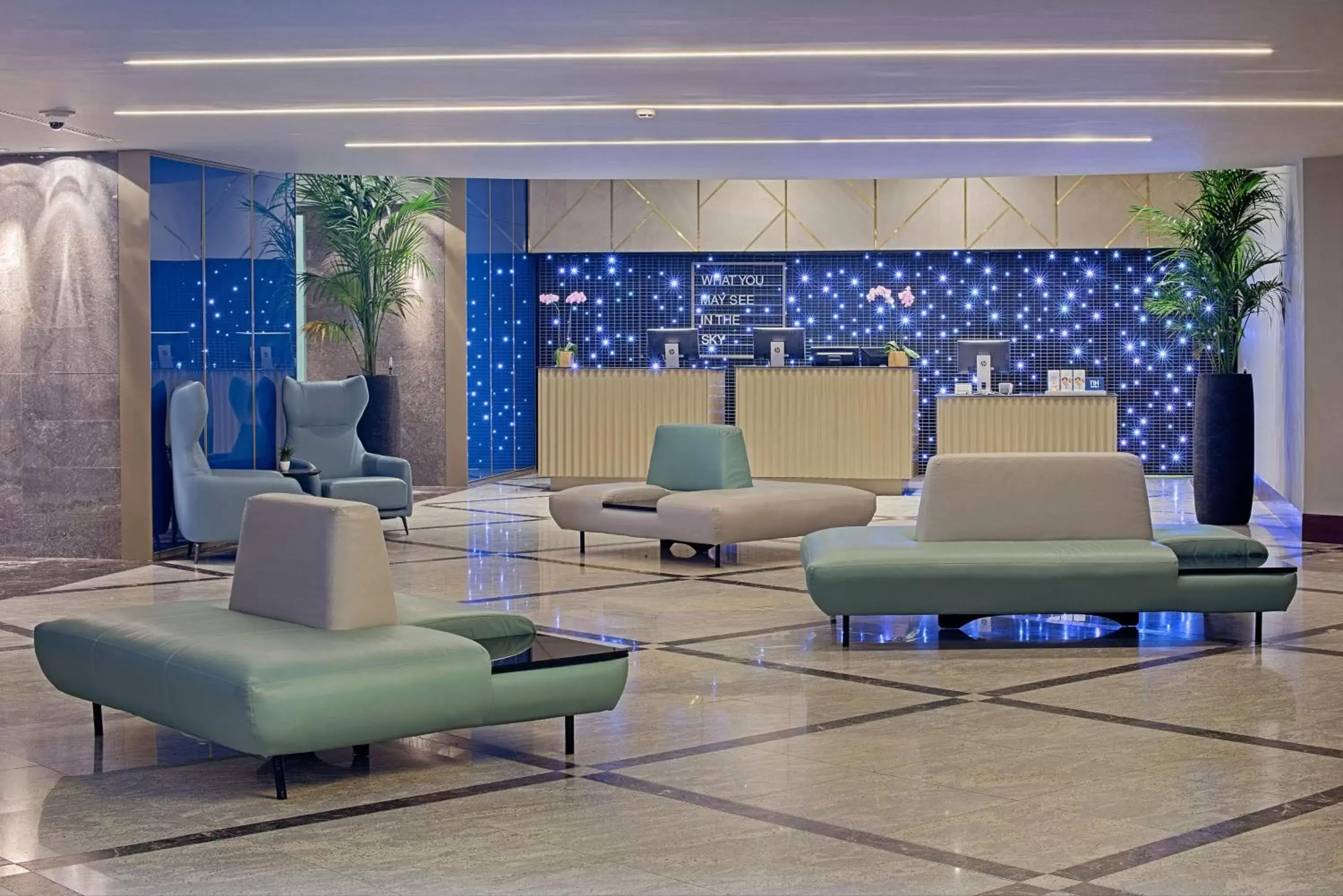Lobby or reception, Lobby/Reception in NH Napoli Panorama