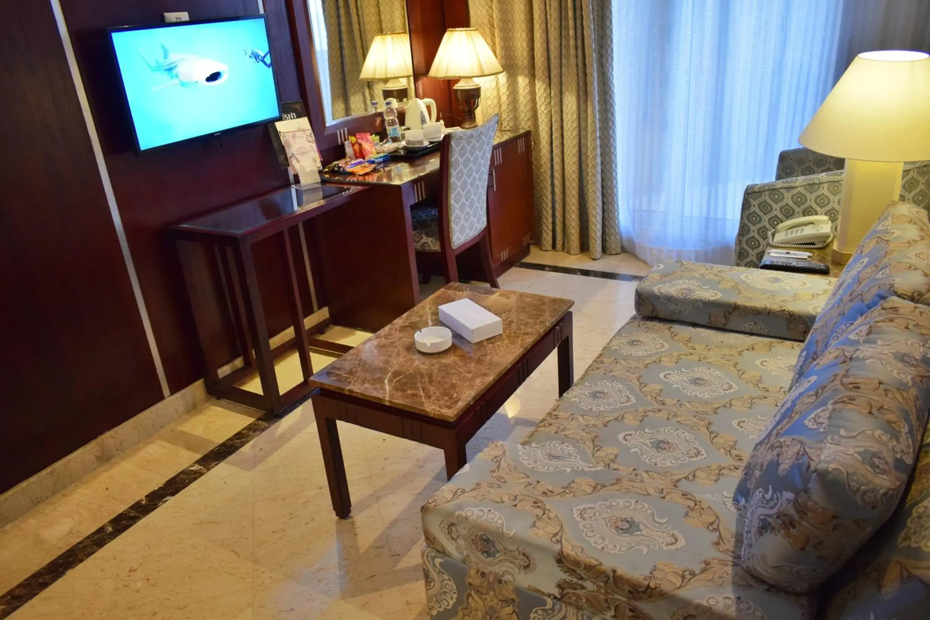 Seating Area in Romance Alexandria Hotel