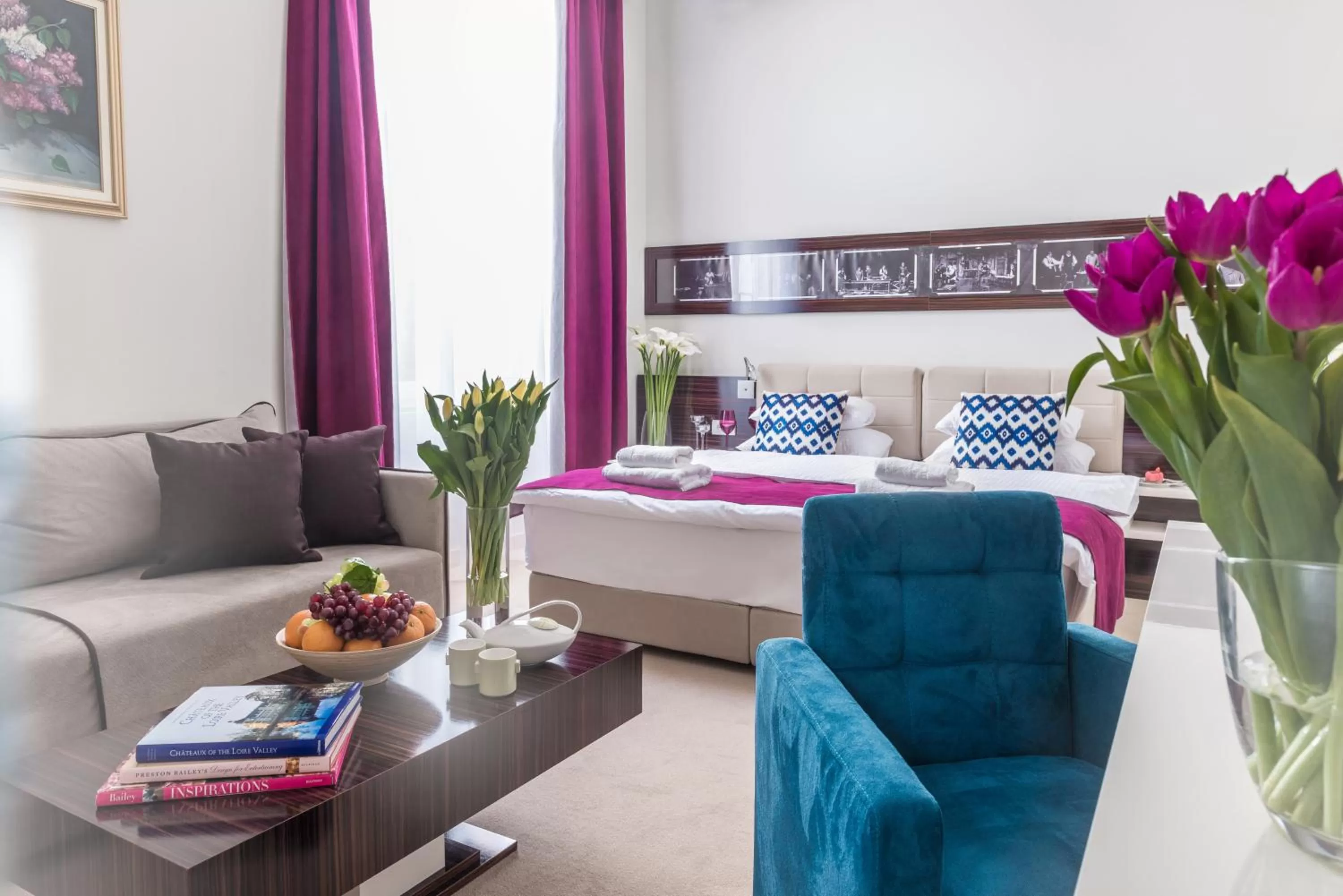 Bed in Hotel Theater Belgrade